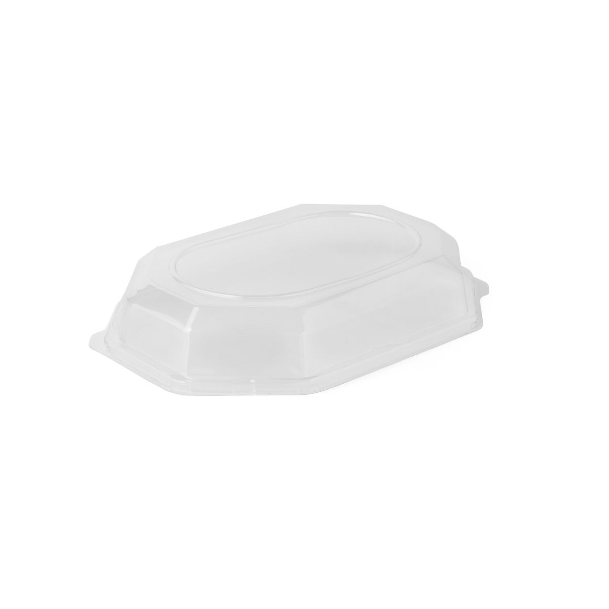 Menüplatten Deckel 35x25x6cm | PET transparent