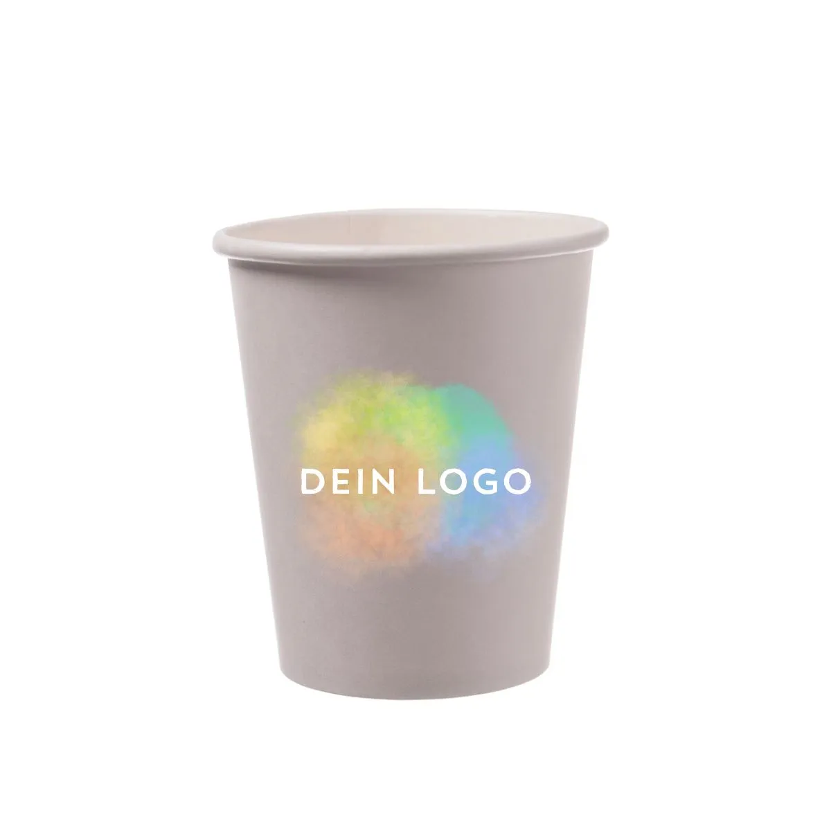 Logo-Pappbecher 300ml einwandig PE beschichtet