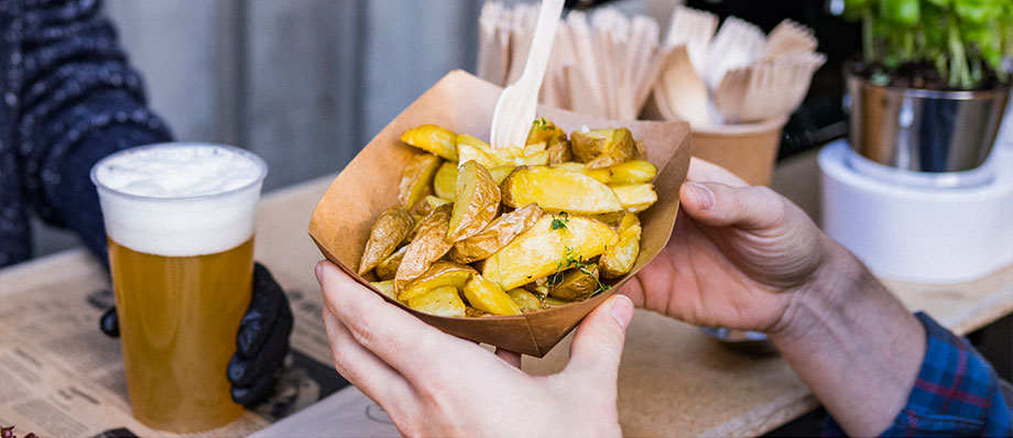Snackschale für Pommes und co