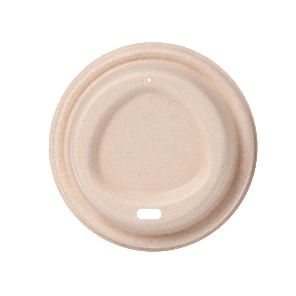 Becherdeckel To-Go 90mm Bagasse Braun