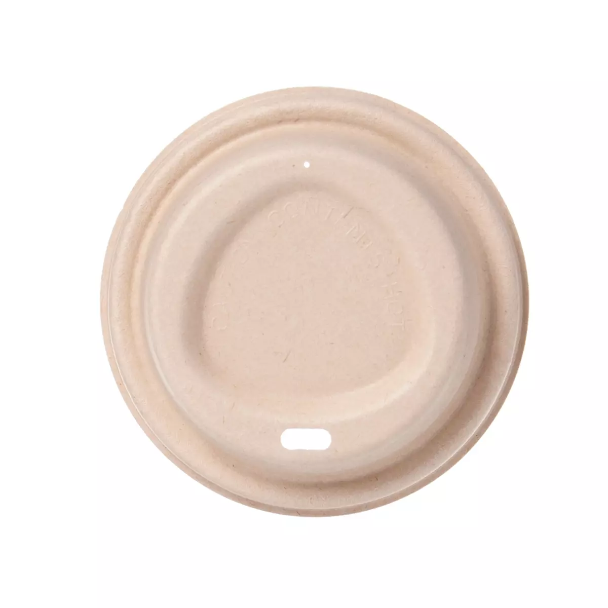 Becherdeckel To-Go 90mm Bagasse Braun