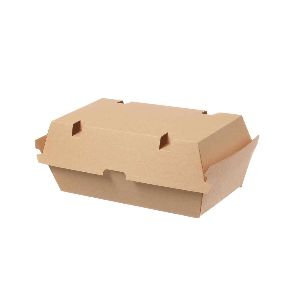Lunchbox Wellpappe 175x91x84mm | Braun