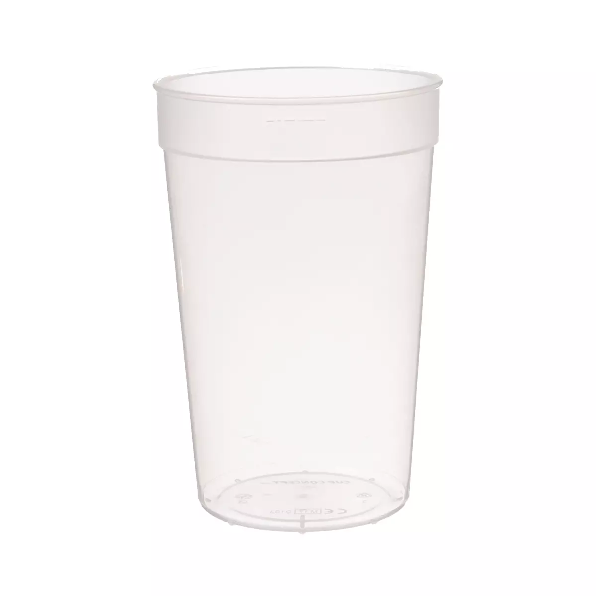 Mehrweg Trinkbecher 0,5L PP Transparent