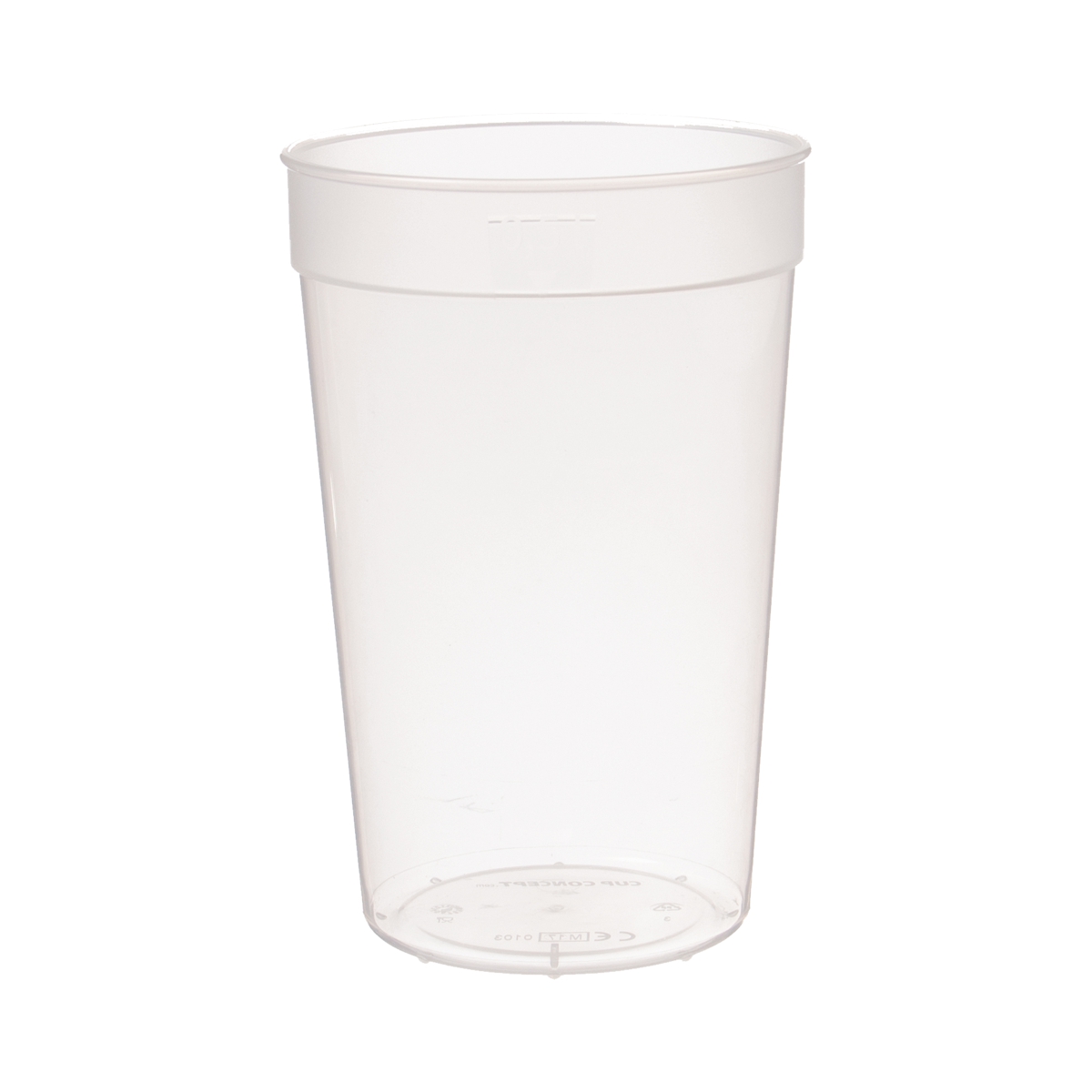 Mehrweg Trinkbecher 0,5L PP Transparent