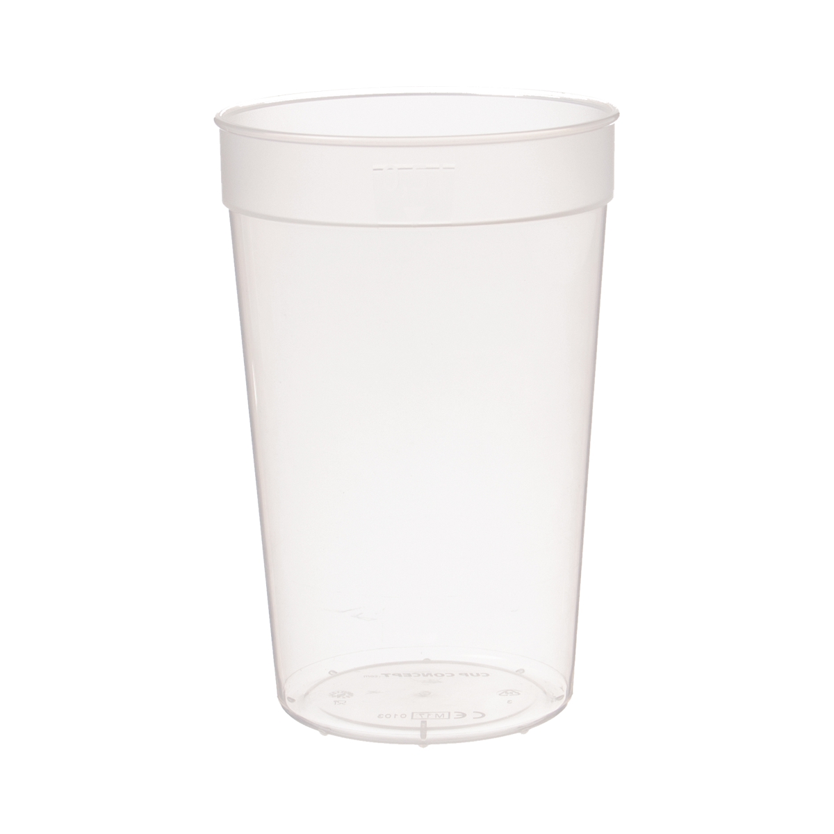 Mehrweg Trinkbecher 0,5L PP Transparent