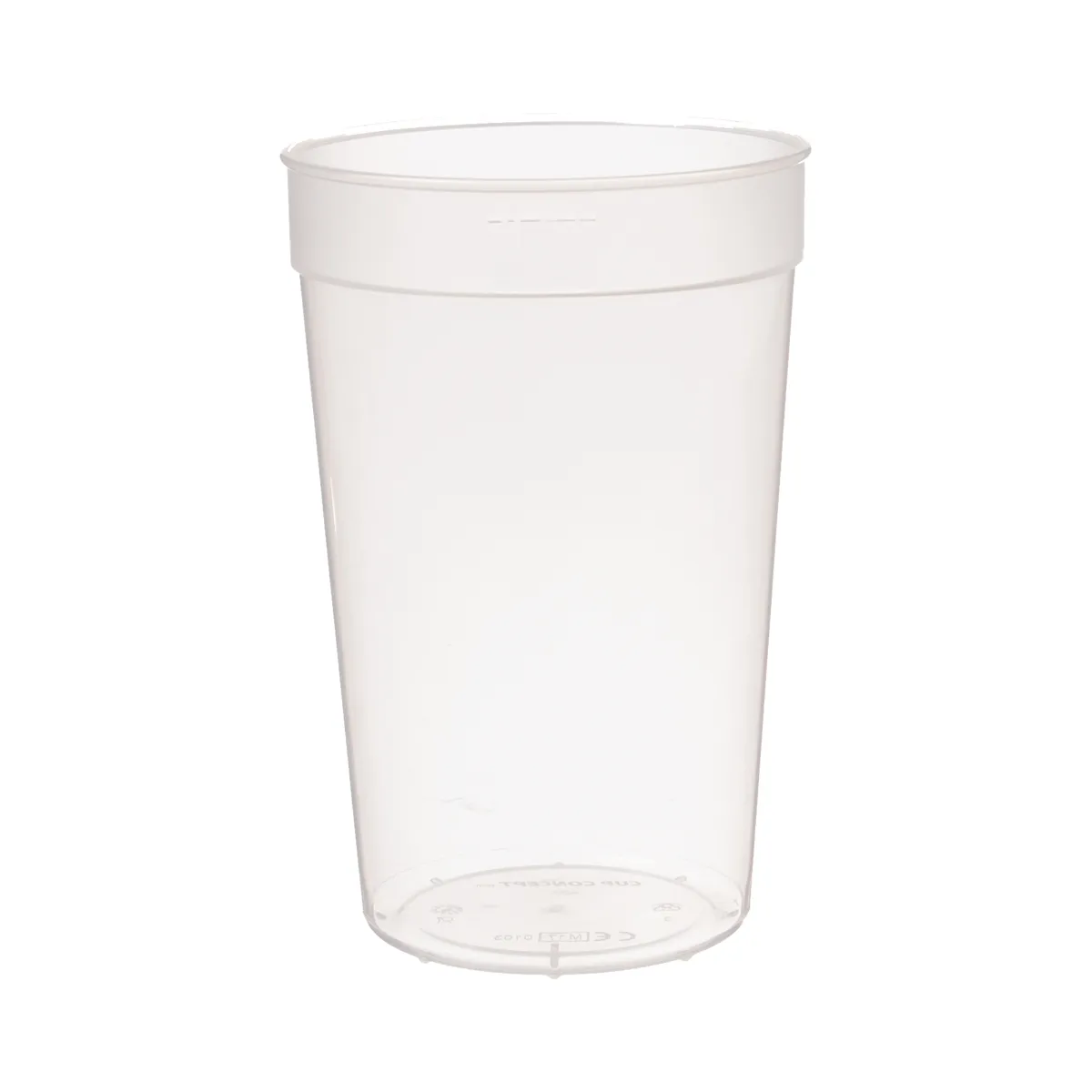 Mehrweg Trinkbecher 0,5L PP Transparent