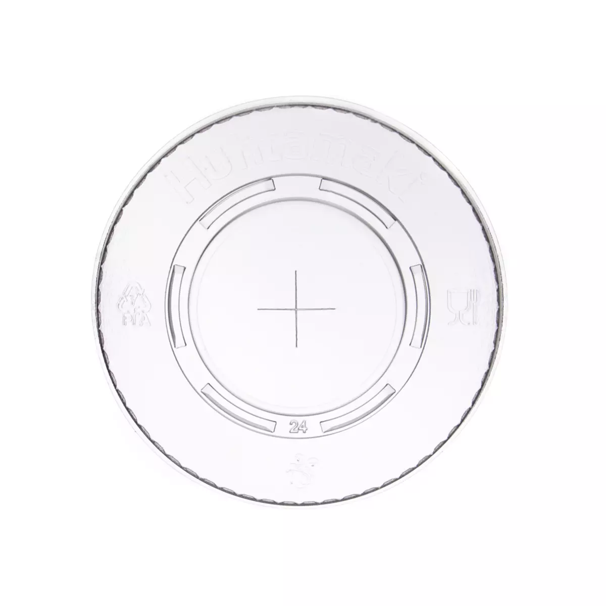 Trinkbecher Deckel mit Kreuzschlitz PLA