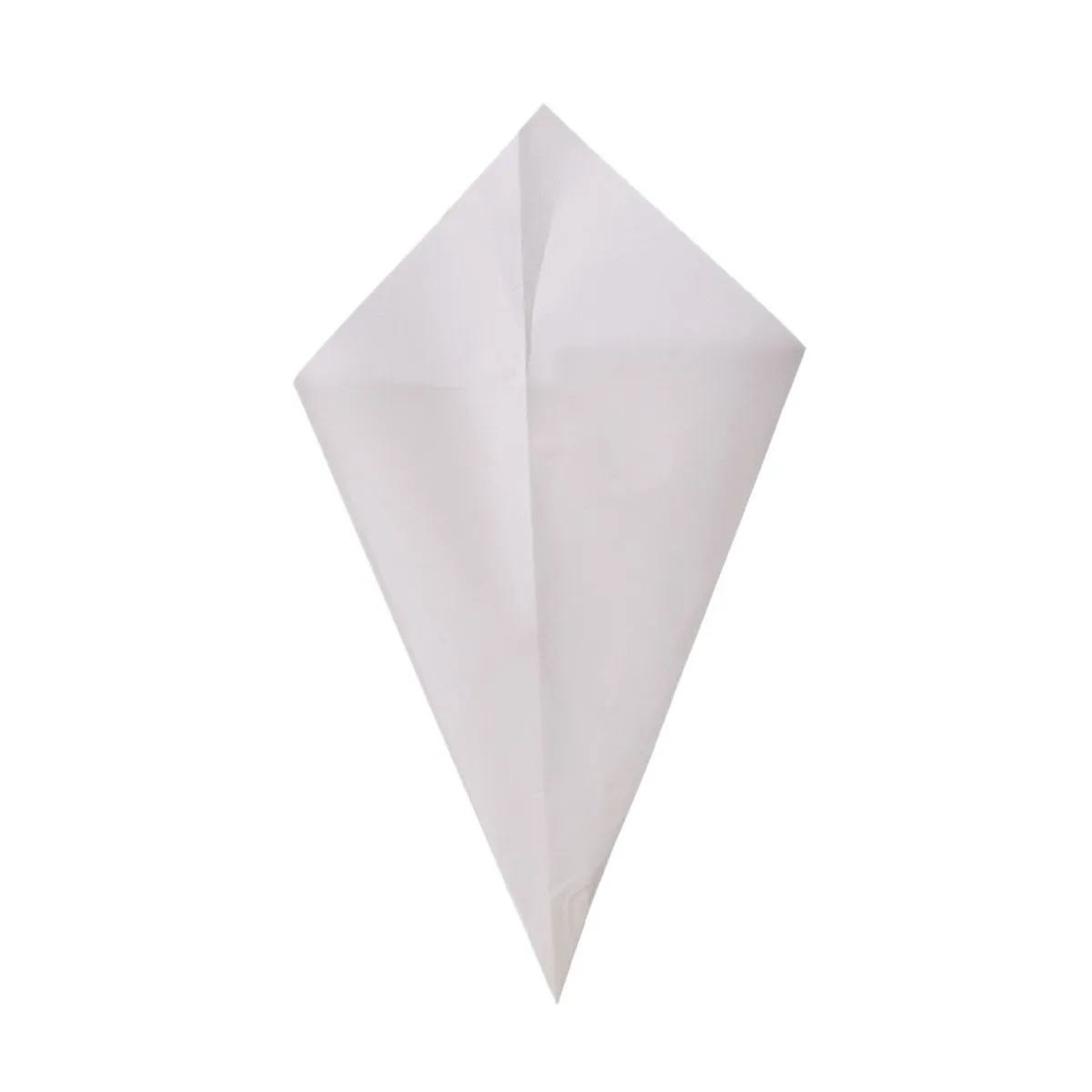 Spitztüte 125gr | 19x19cm | Unbedruckt Weiß