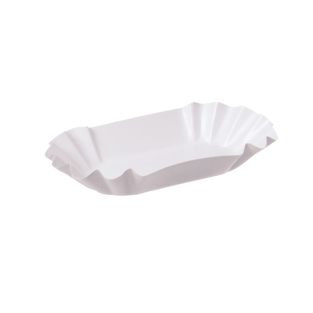 Pappschüsseln KU-1 Weiß | 105x195x32mm