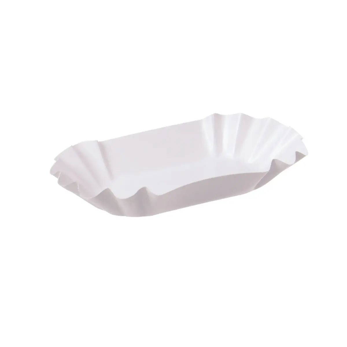 Pappschüsseln KU-1 Weiß | 105x195x32mm