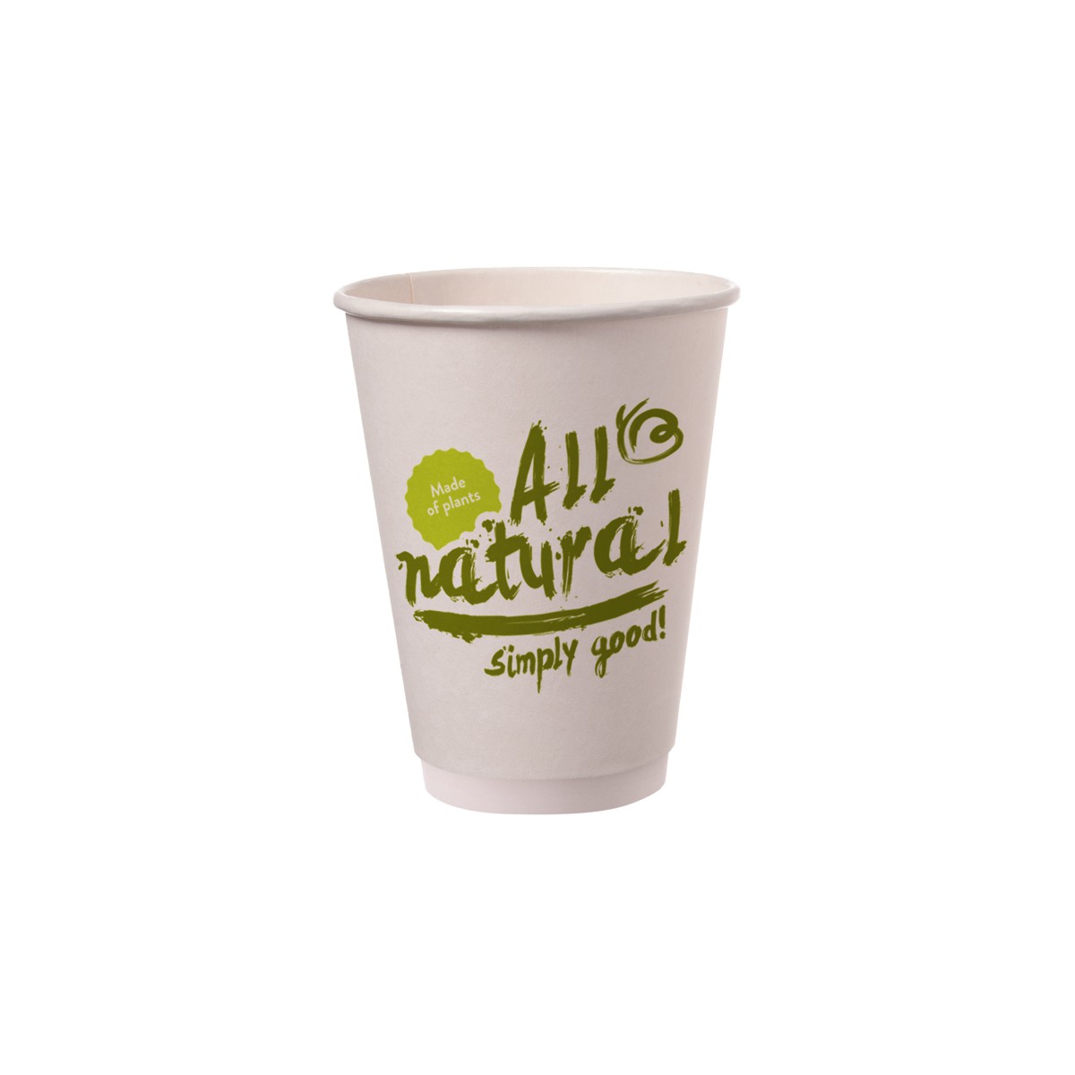 Pappbecher 0,2L Doublewall All Natural