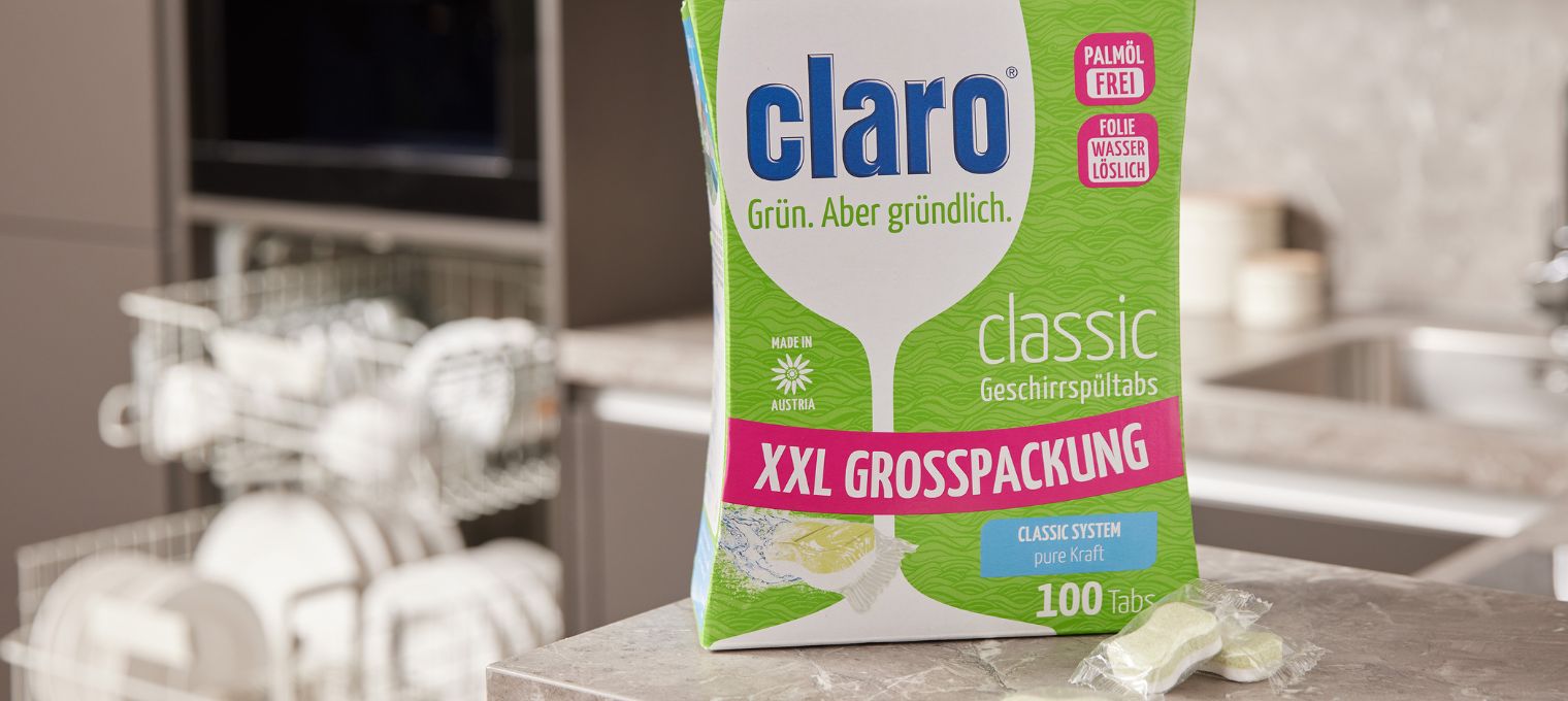 Claro Spültabs in Grosspackung als Reinigungsbedarf Reinigungsbedarf online bestellen