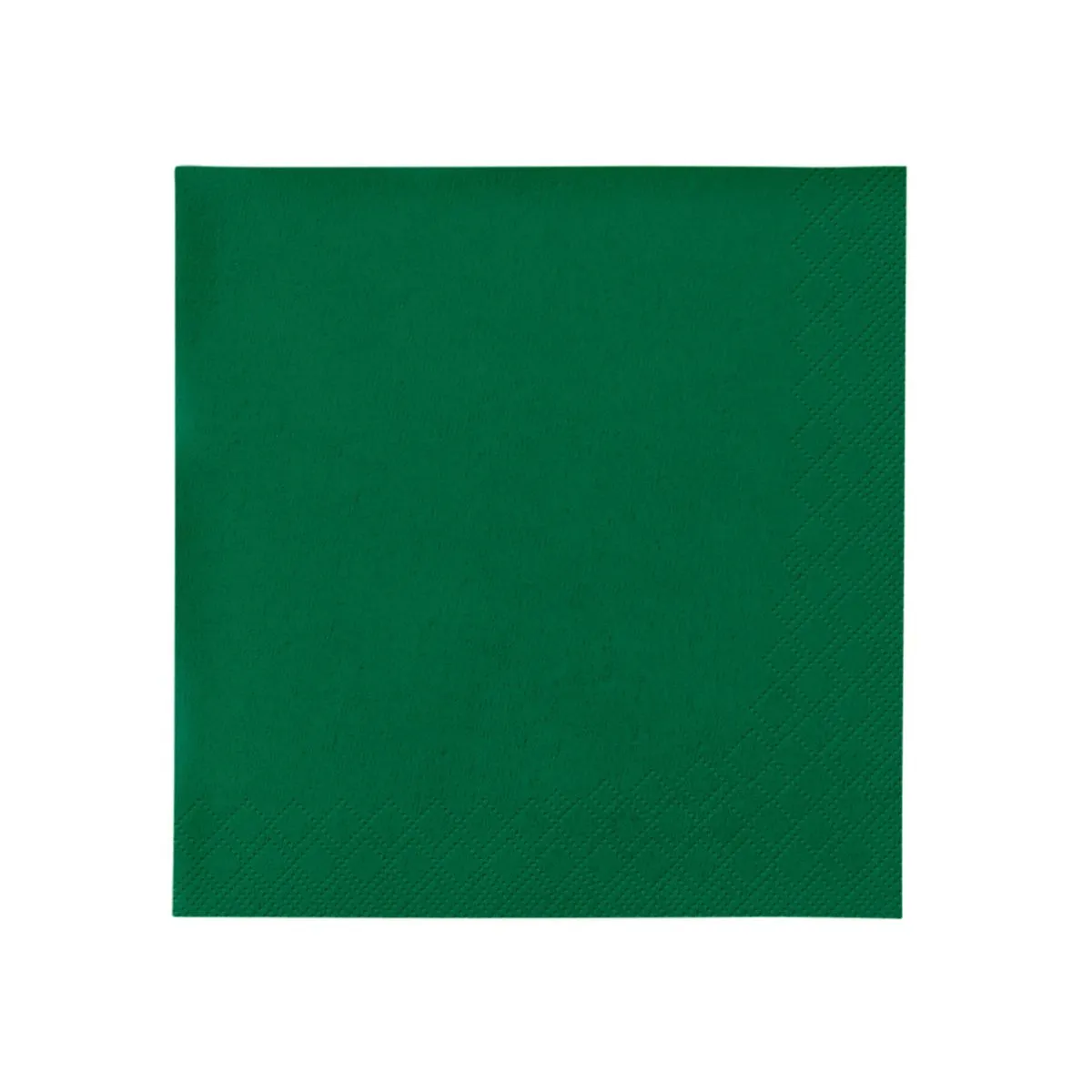 Serviette Grün 33cm 2-Lagig 1/4 Falz