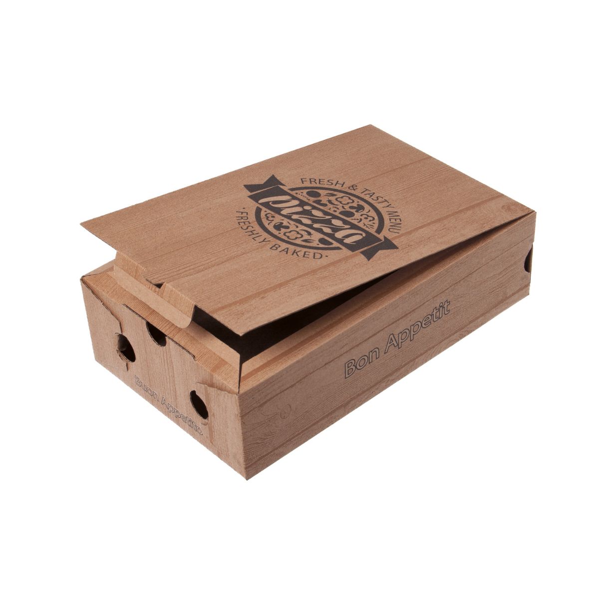 Calzone Box 27x16x7cm | Kraft Braun | Fresh&Tasty