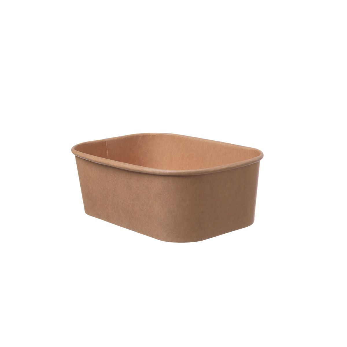 Salatschale Pappe Rechteckig 750ml | 168x118x57 mm
