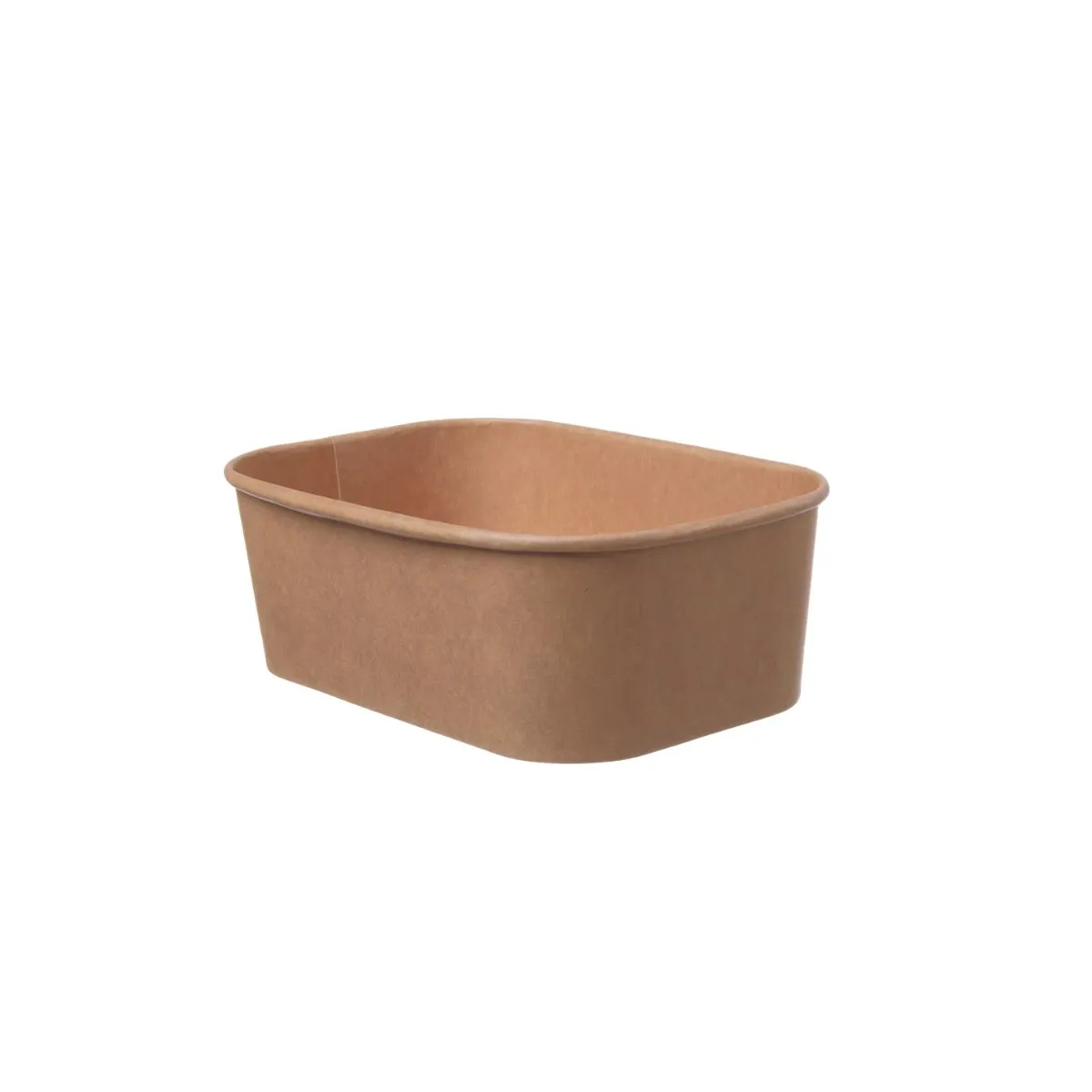Salatschale Pappe Rechteckig 750ml | 168x118x57 mm