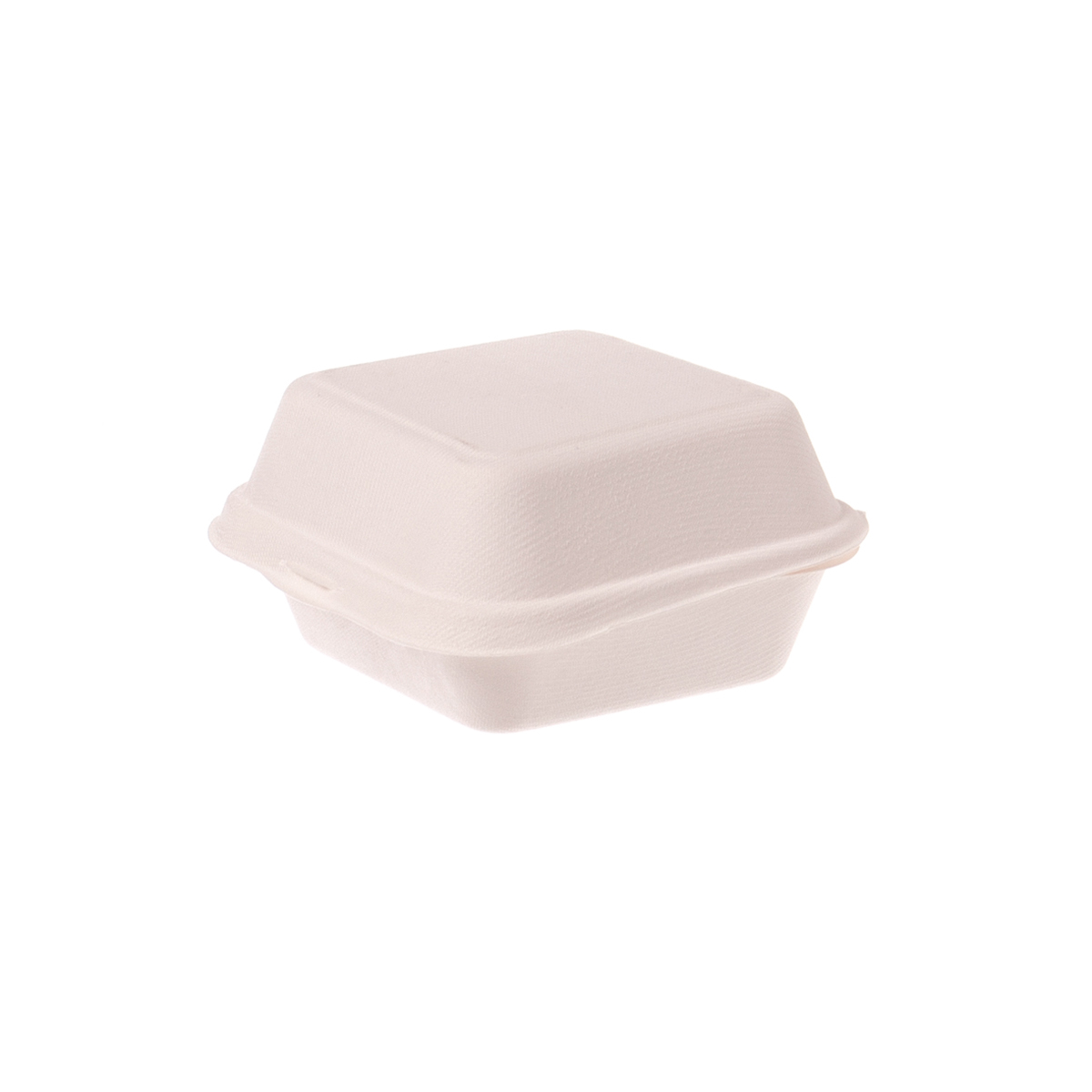 Hamburger Box "L" 14x14x8cm Bagasse