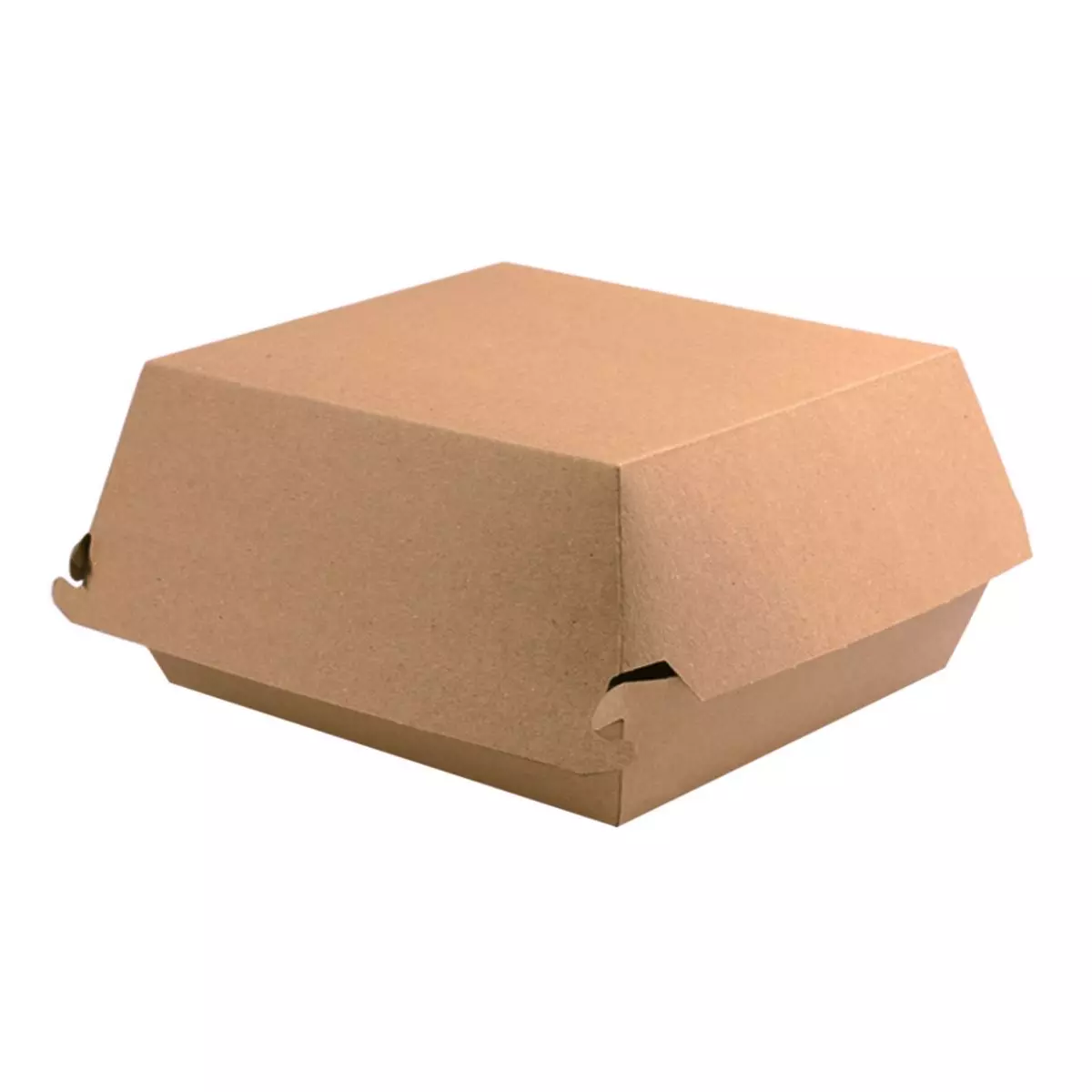 Hamburger Box 145x145x80mm Braun Pappe