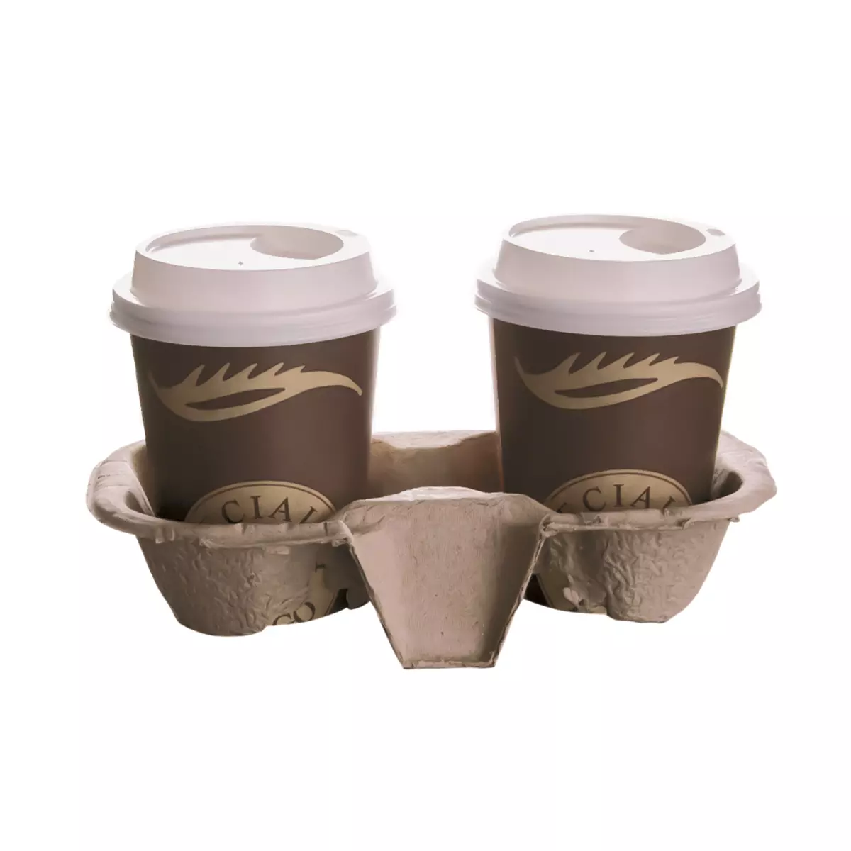 Becherträger / Cup-Carrier für 2 Becher