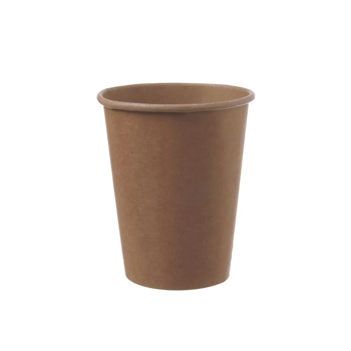 Pappbecher 0,3L Singlewall Braun | Ø 90mm