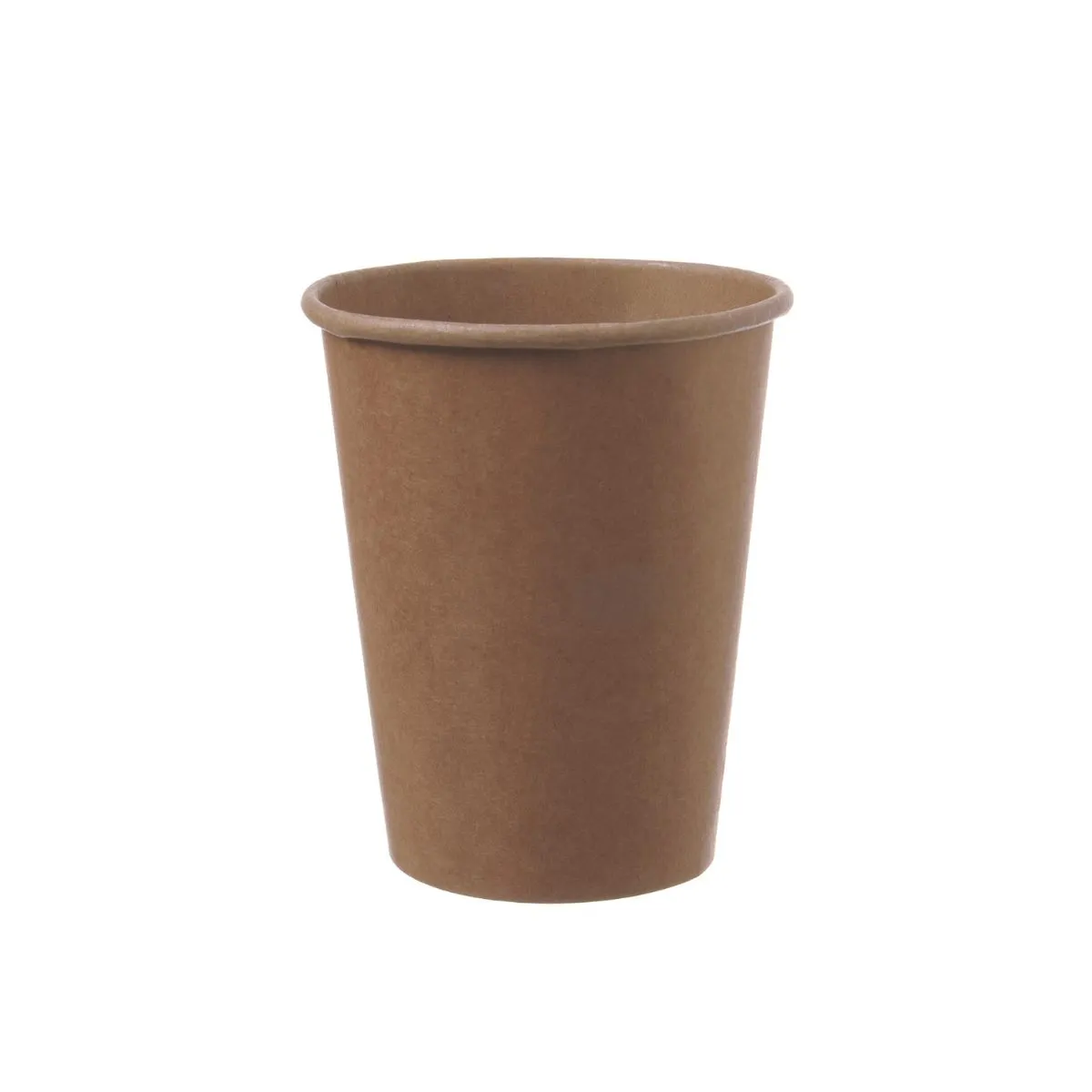Pappbecher 0,2L Singlewall Braun | Ø 80mm