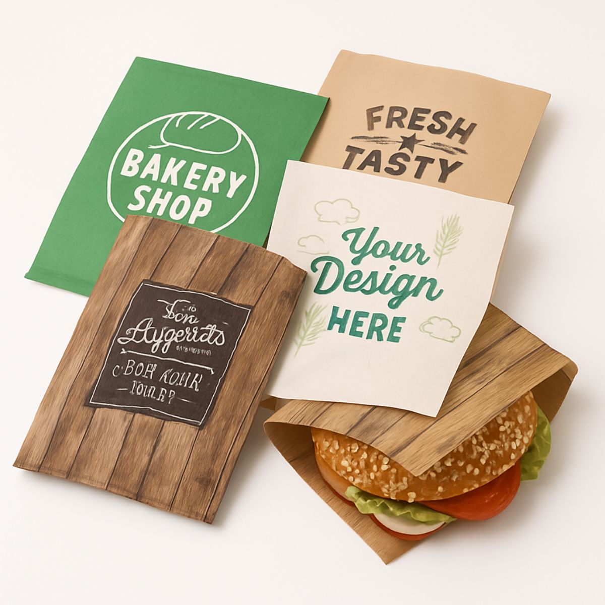 Snacktüten mit Logodruck Snacktüten bedrucken