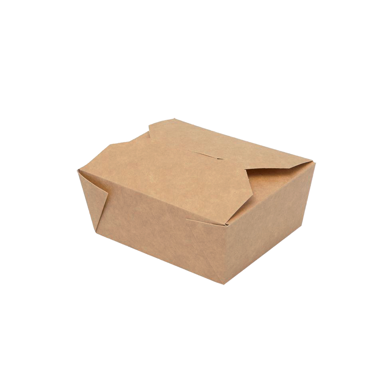 Take Away Box 500ml Braun/Weiß | 121x105x50mm