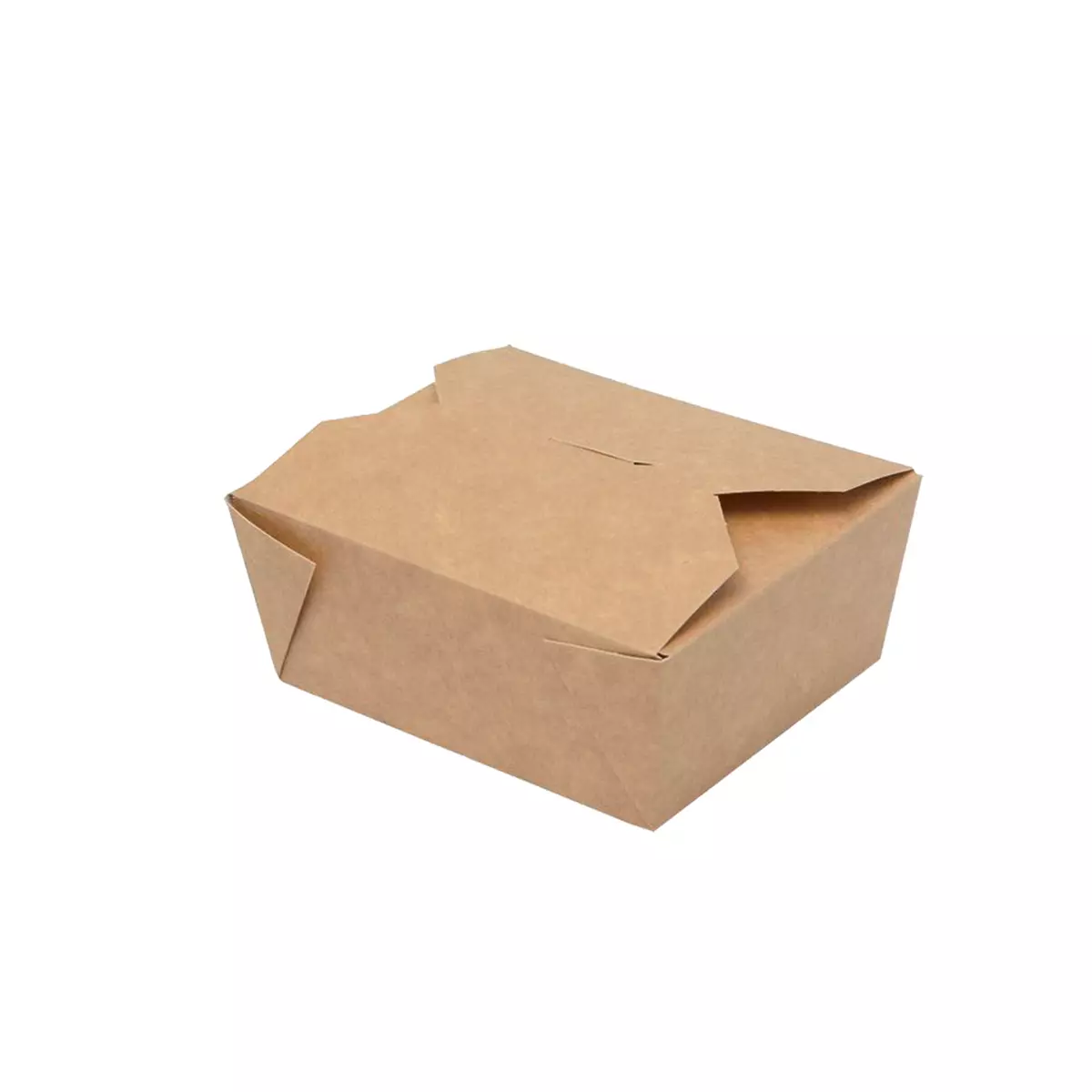 Take Away Box 500ml Braun/Weiß | 115x90x50mm