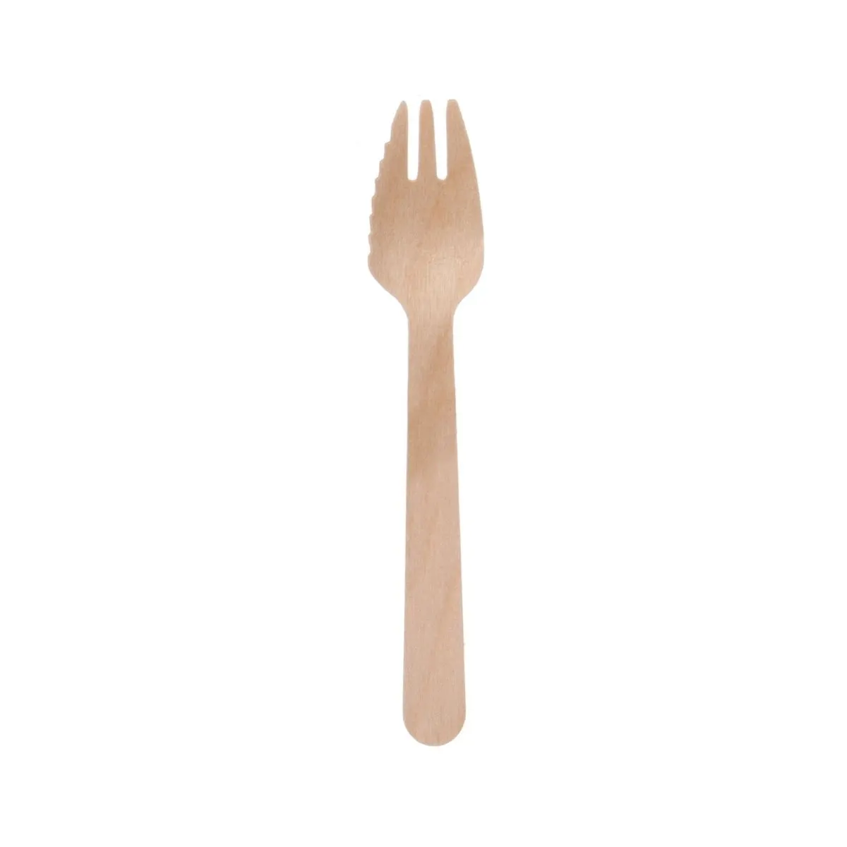 Holz Gabel mit Schneide 13,5cm