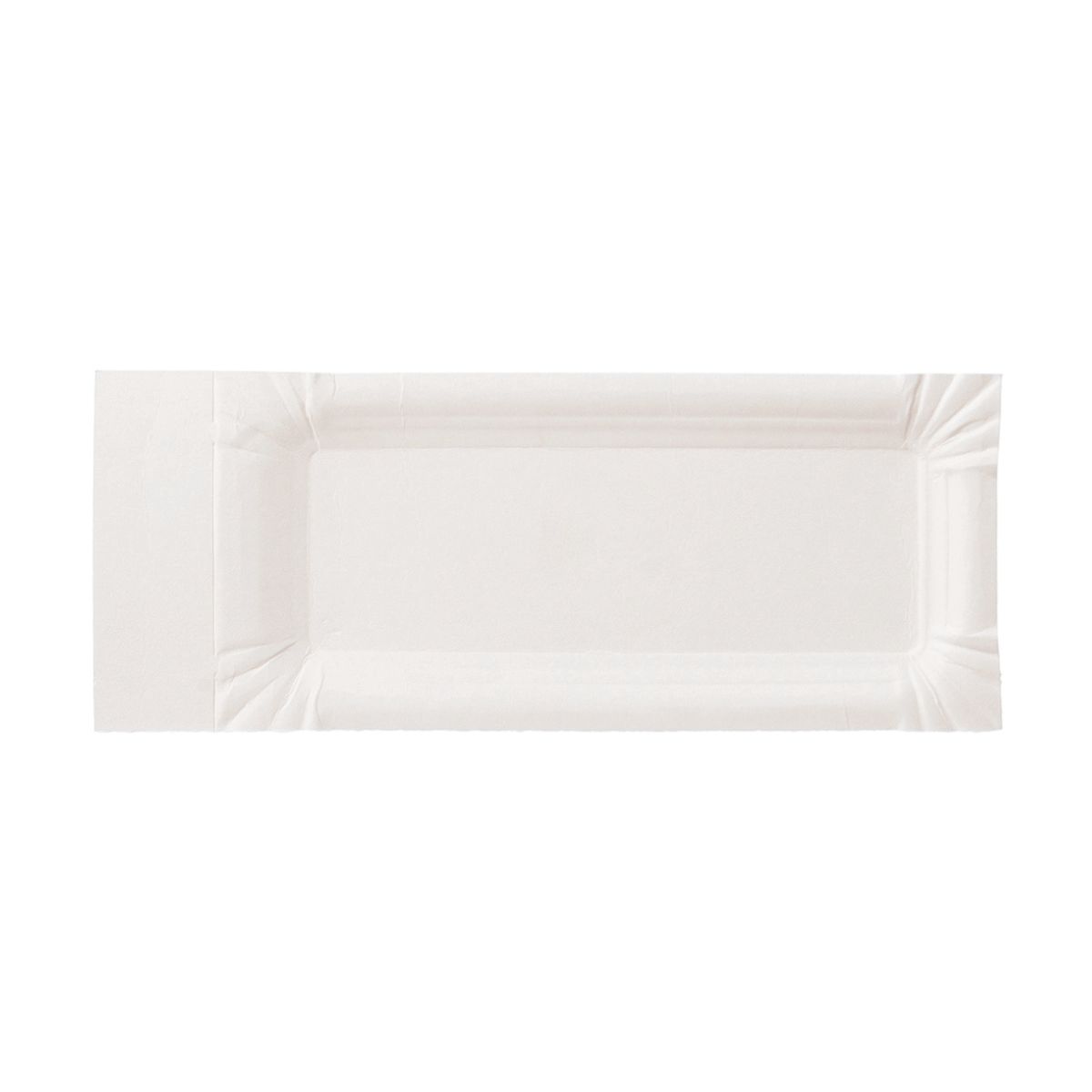 Pappteller mit Abriss 8x18+3cm Frischfaser