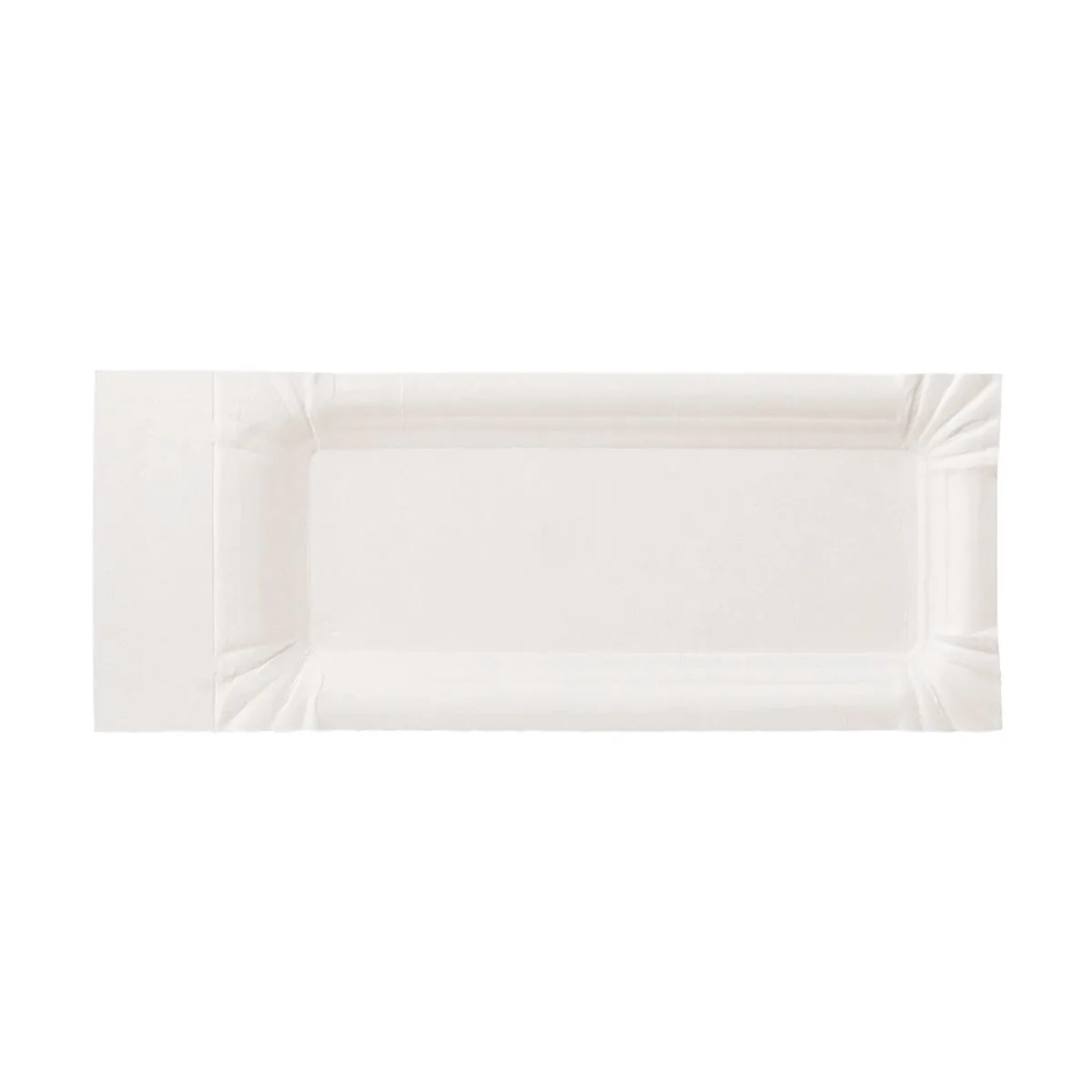 Pappteller mit Abriss 8x18+3cm Frischfaser