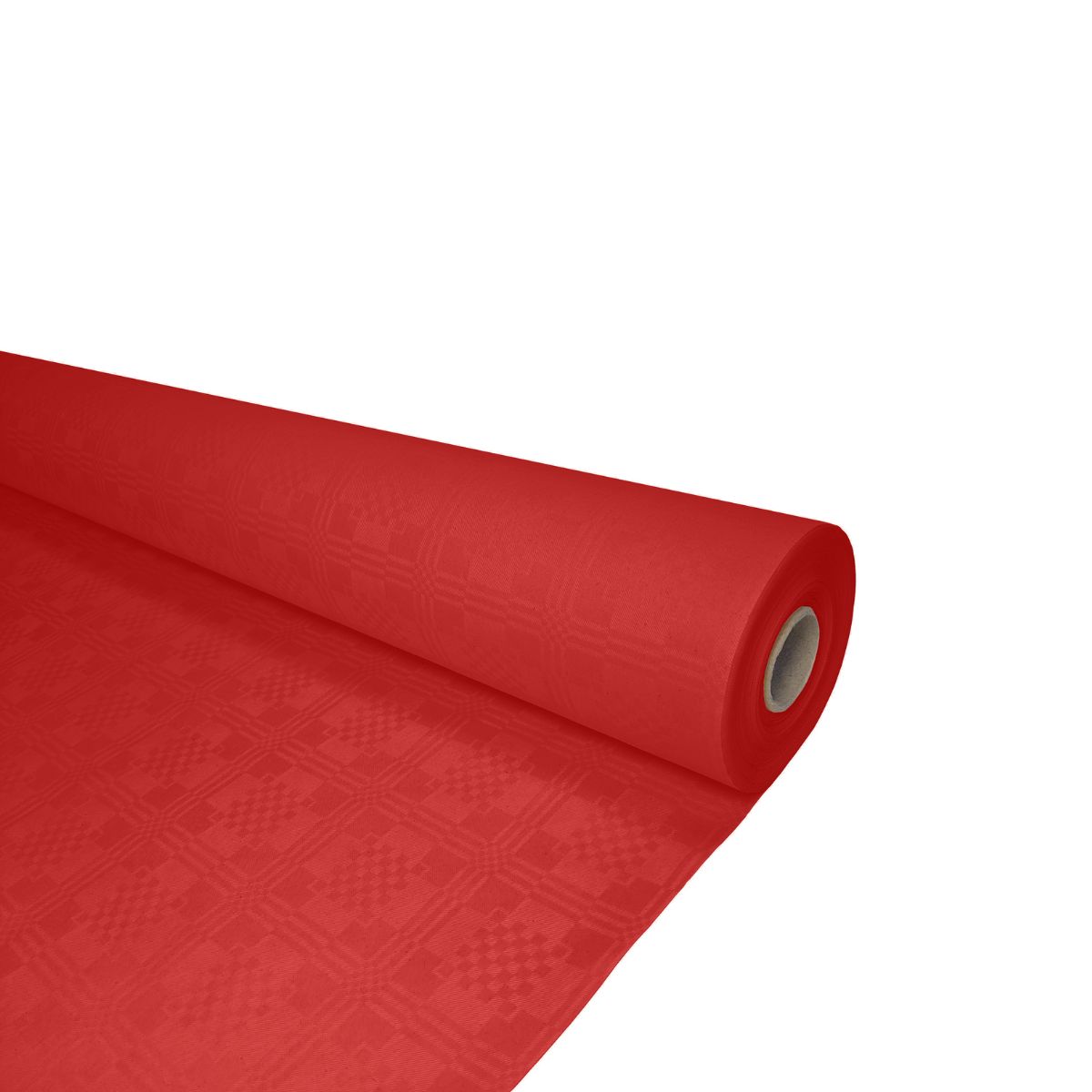 Papiertischdecke Rolle 50x1m Rot | Damastprägung | Rot