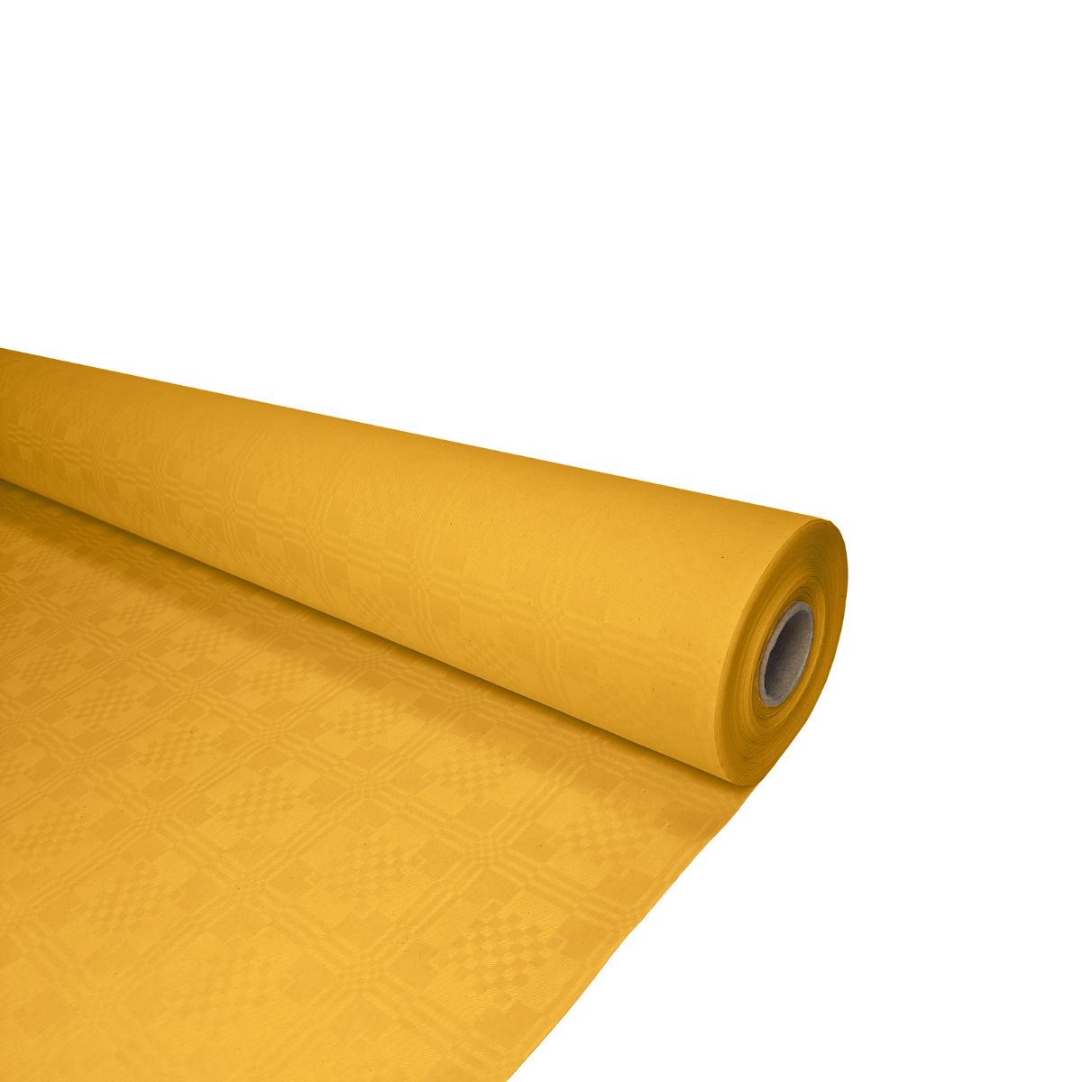 Papiertischdecke Rolle 50x1m Gelb | Damastprägung | Gelb