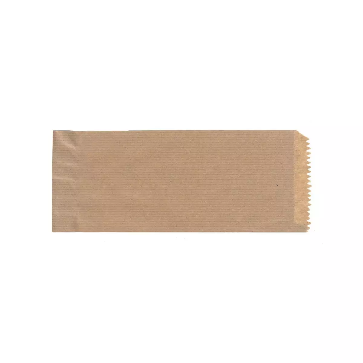 Hot-Dog Beutel 9x21cm Braun Kraft | 2-seitig offen