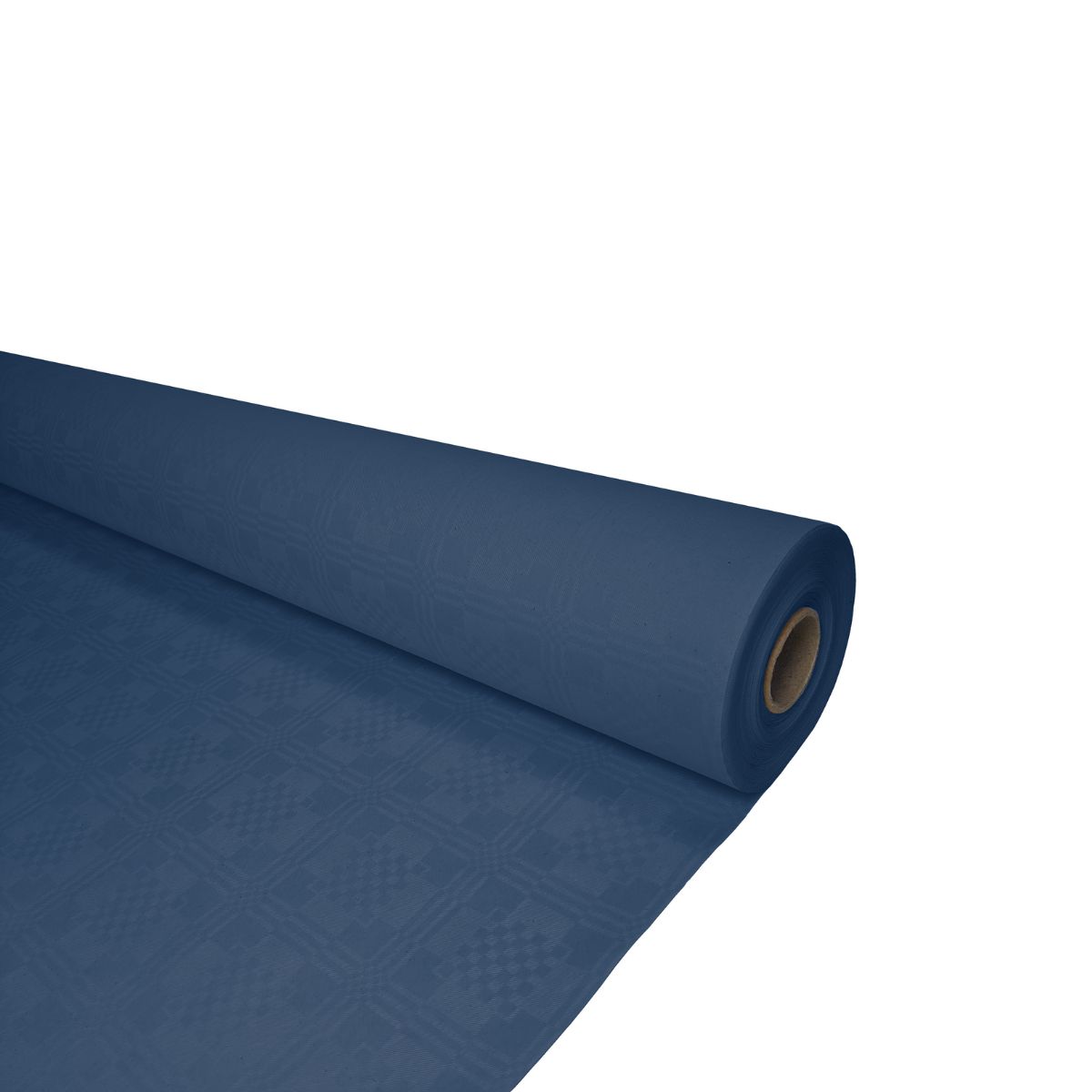 Papiertischdecke Rolle 50x1m Blau | Damastprägung | Blau