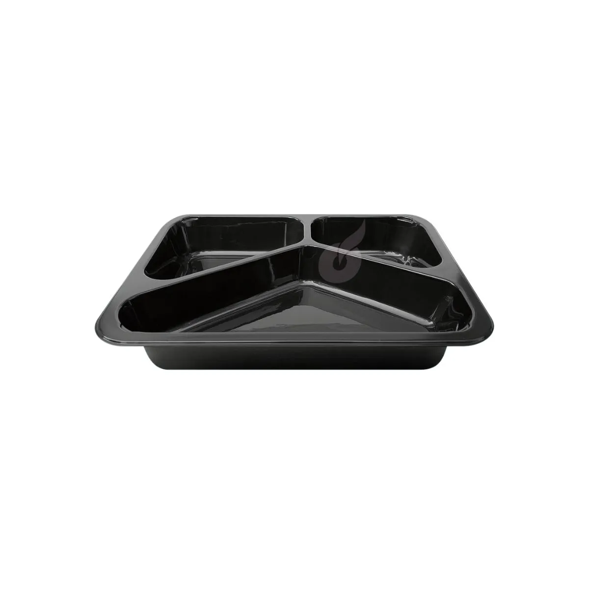 Menüschale 227x178x45mm 3-geteilt | Siegelfähig