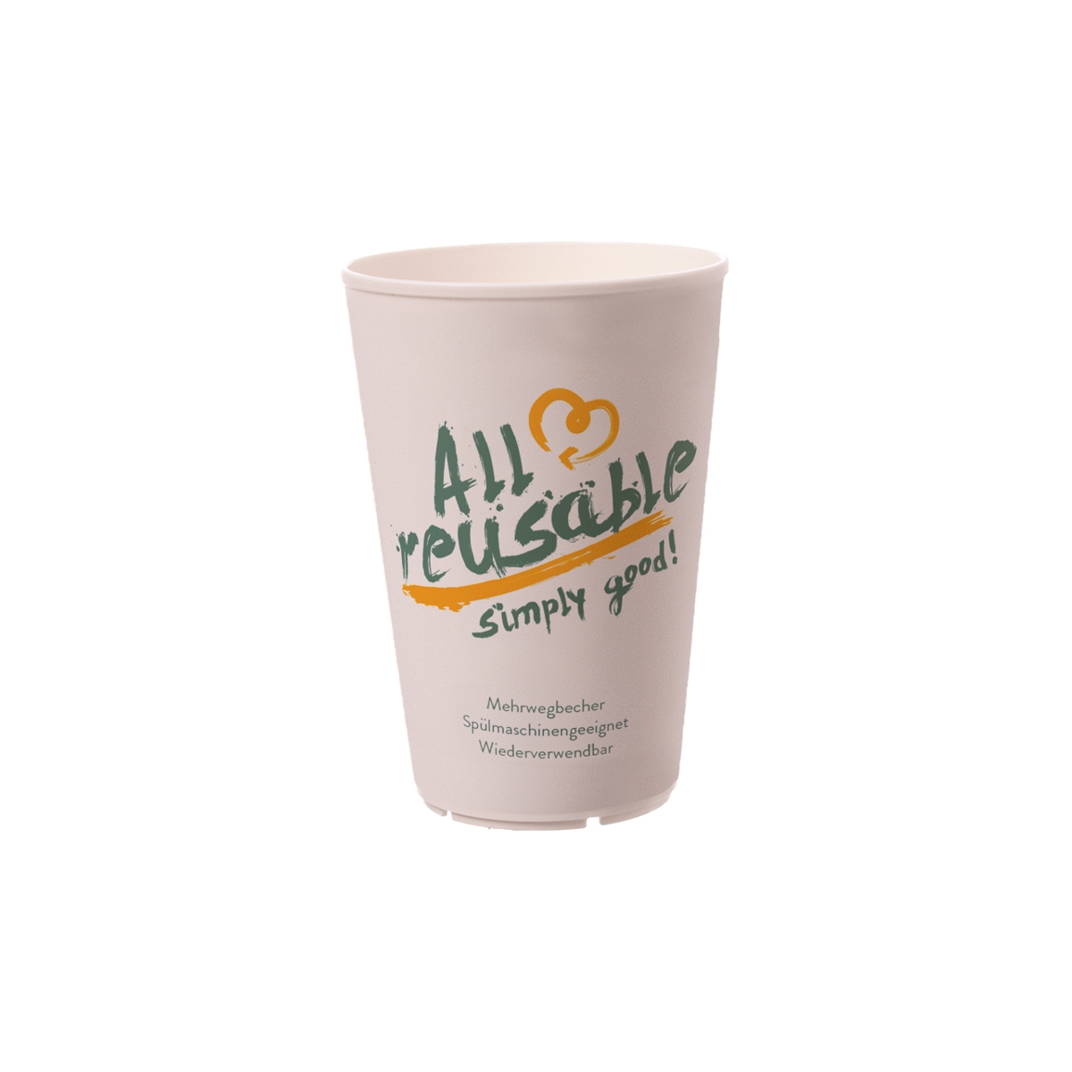 Mehrweg Kaffeebecher 0,4 Liter "All Reusable"