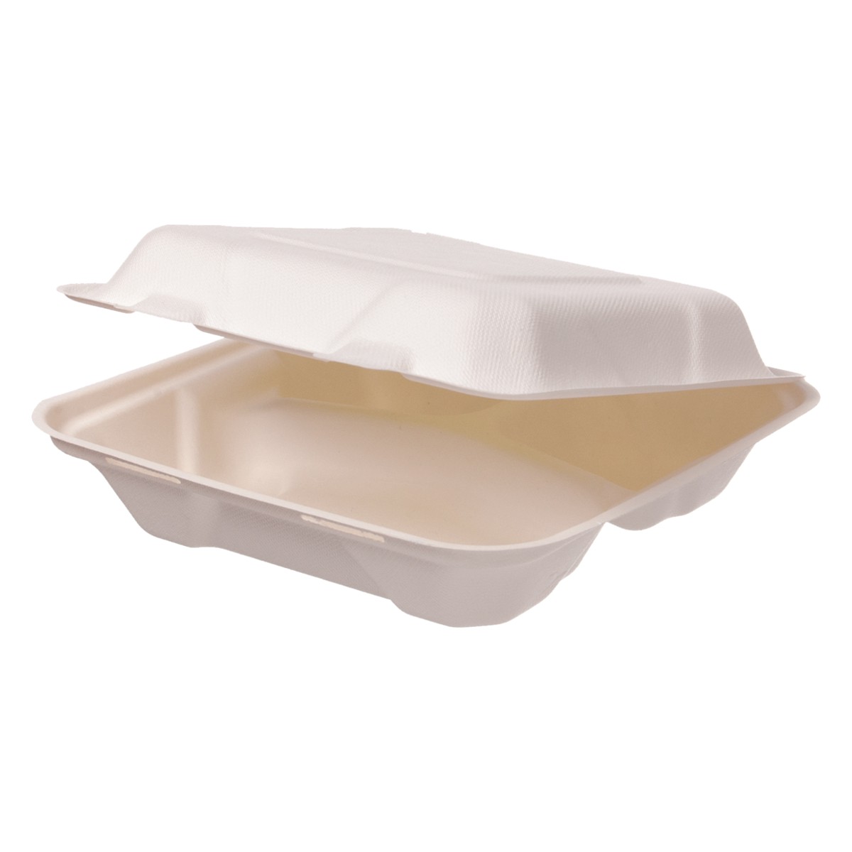 Menübox 3-Geteilt AN1/3 Bagasse | 205x205x65mm