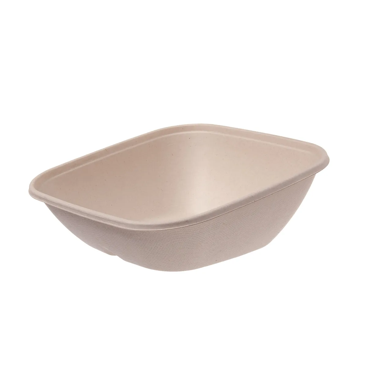 Salatschale Slope 750 ml Bagasse | 184x186x72mm
