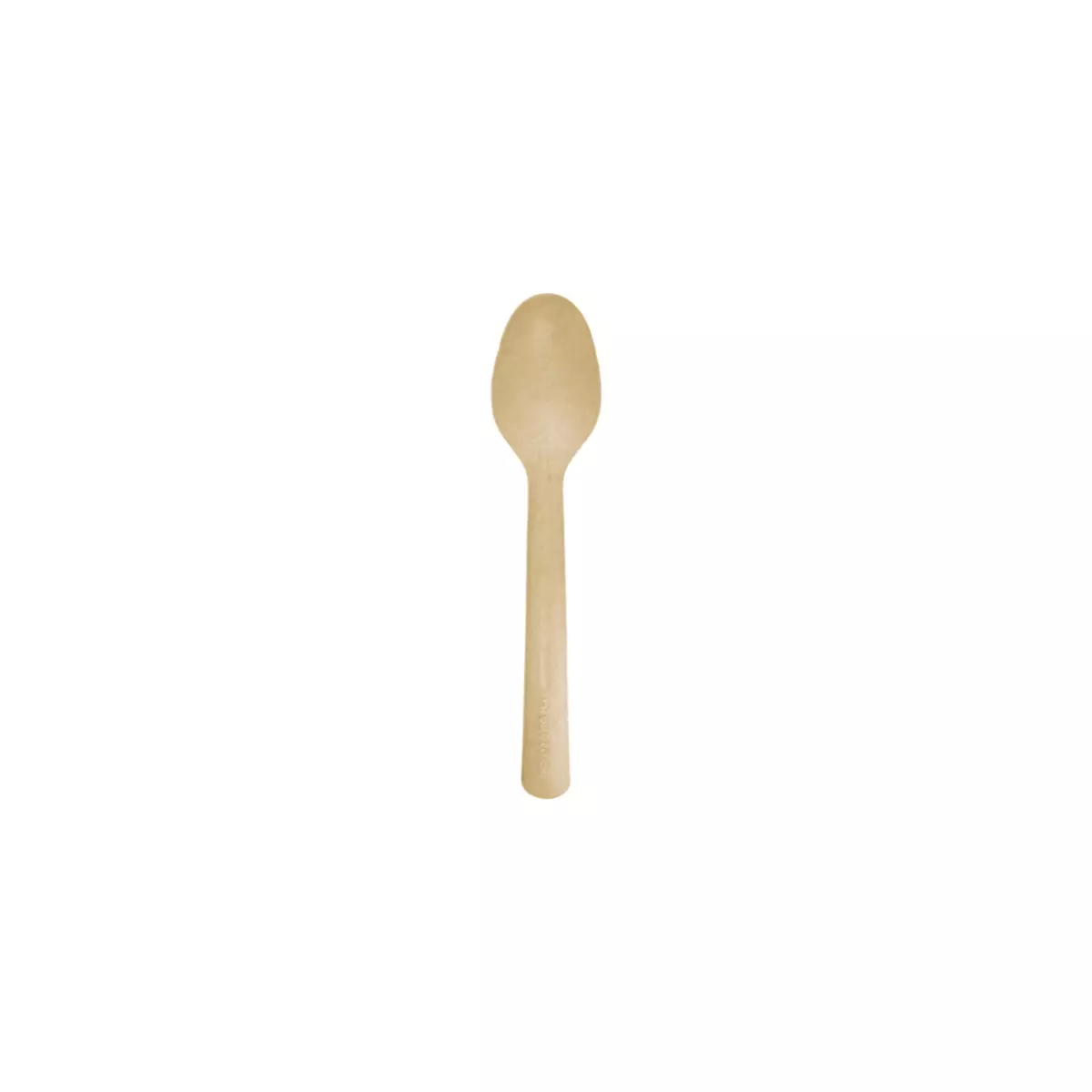 Papier Kaffeelöffel Braun 11,6 cm