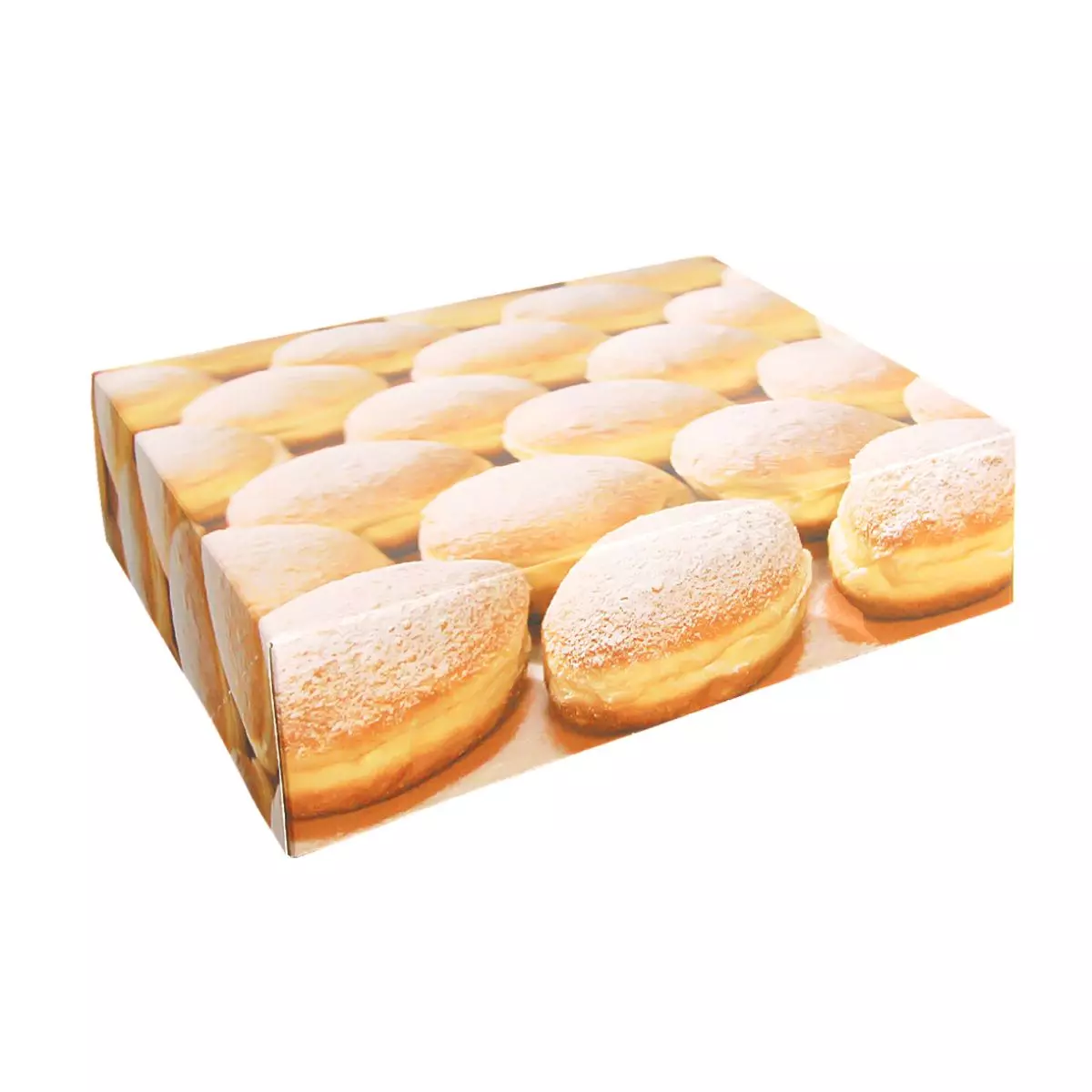 Tortenkarton 31x22x8cm | Berliner/Krapfen Motiv