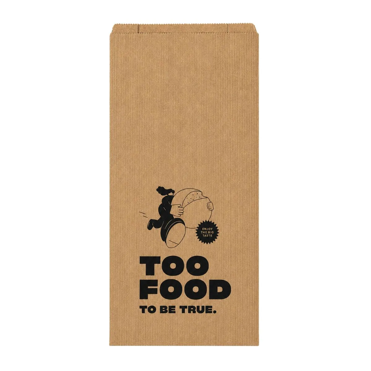 Brötchentüte 20+7x42cm Braun #FOOD