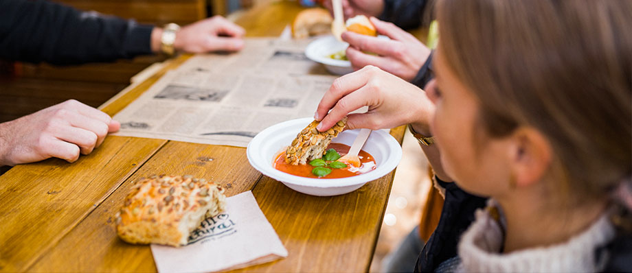 Bagasse Suppenschale für take away