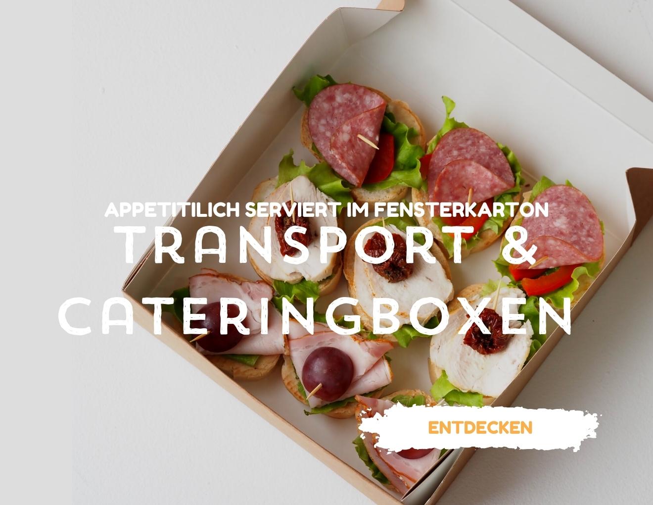 Brötchen im Catering-Karton