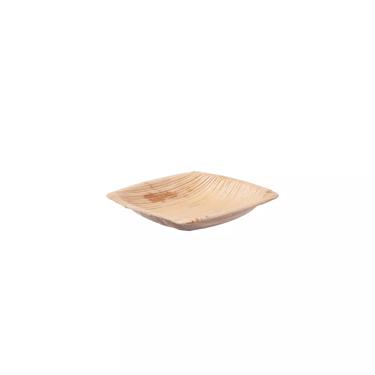 Palmblatt Teller Eckig 10x10x1,8cm