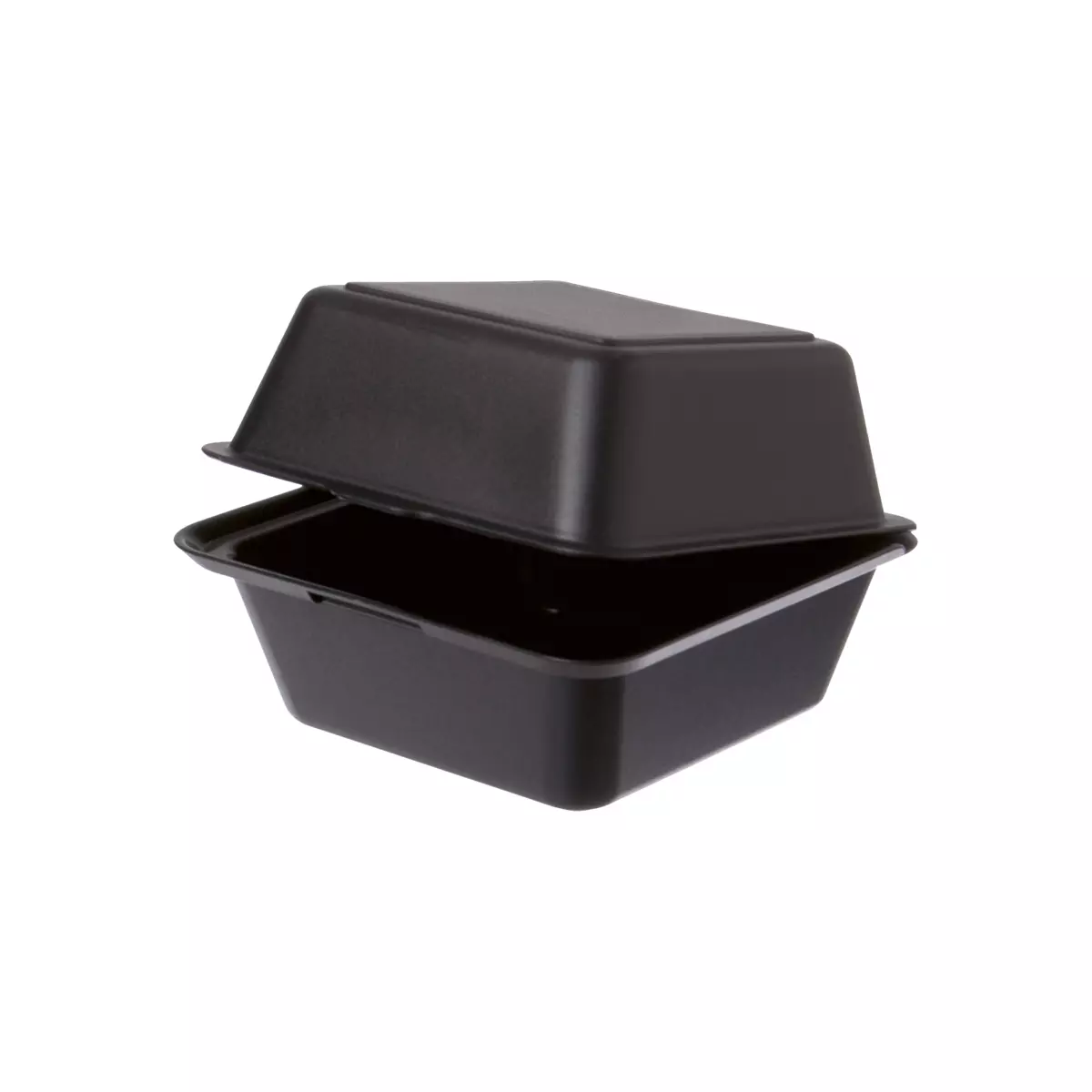 Mehrweg Burgerbox Schwarz 157x157x104 mm