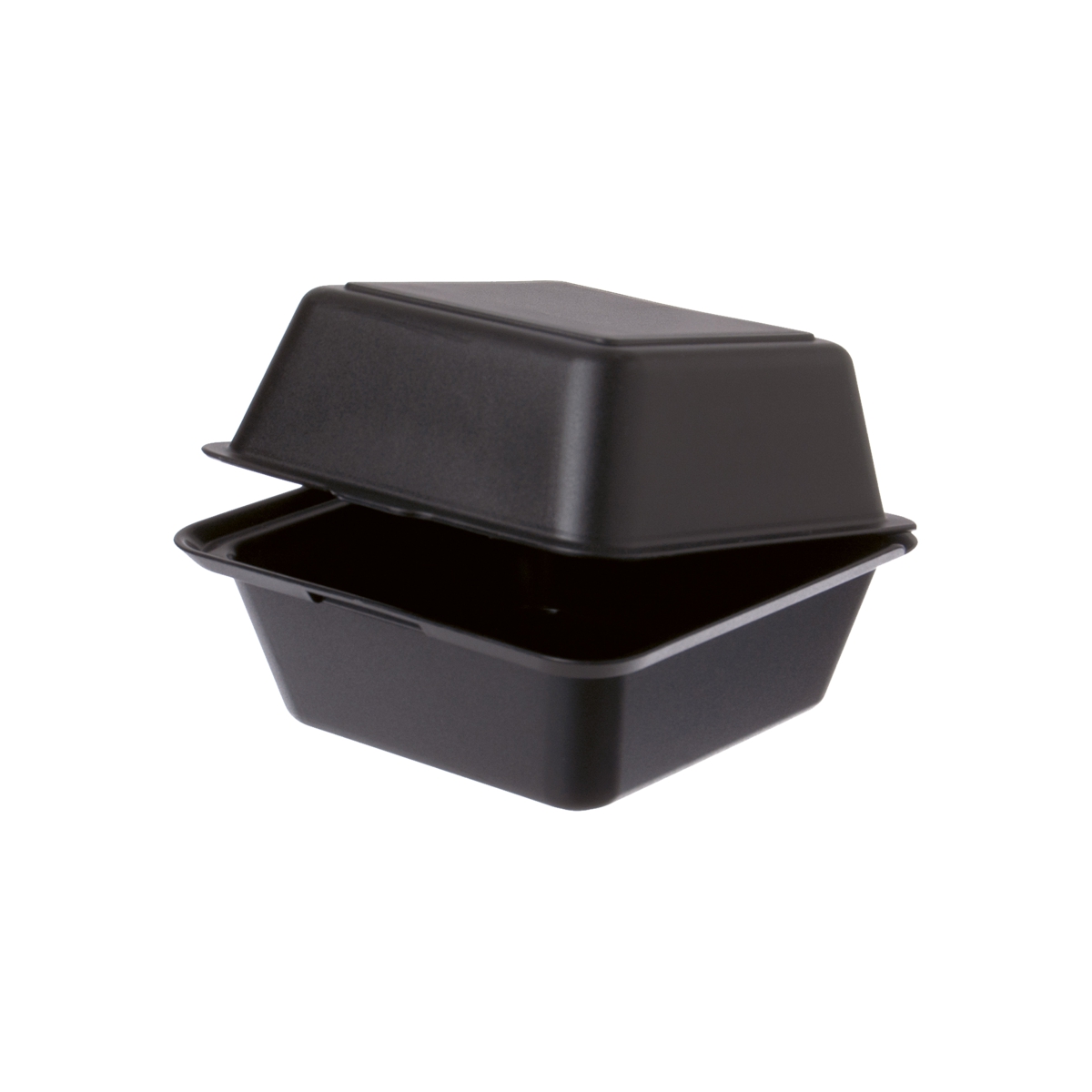 Mehrweg Burgerbox Schwarz 157x157x104 mm