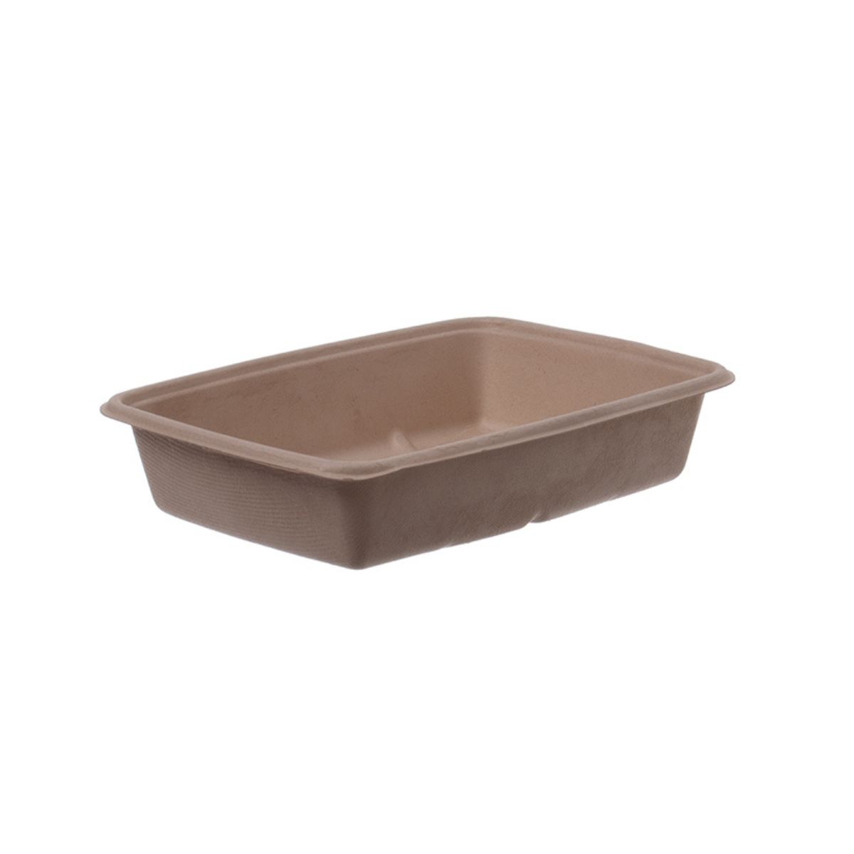 Schale Bagasse 16x23 cm für 950ml Eckig