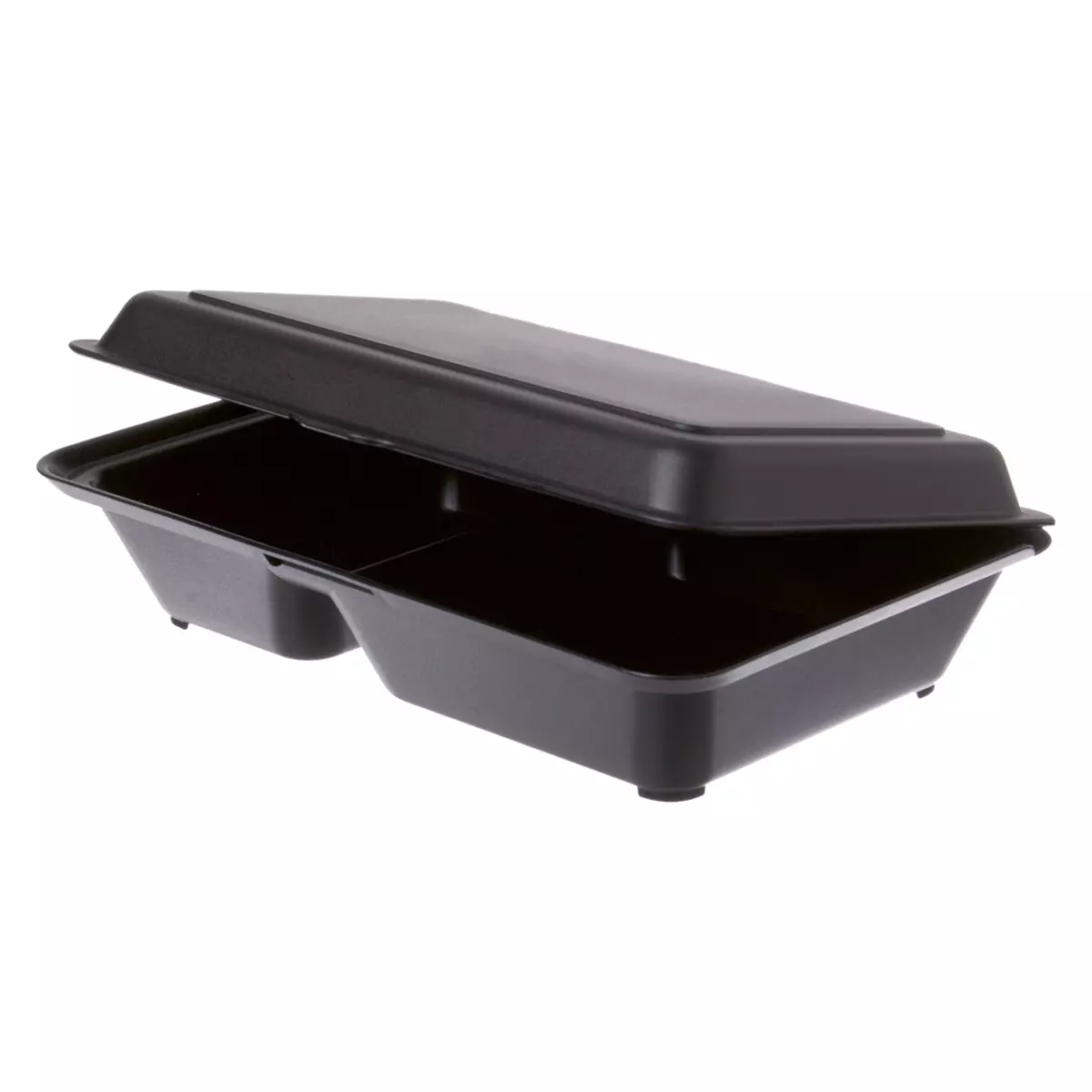 Mehrweg Lunchbox 2-geteilt, 770 ml Schwarz