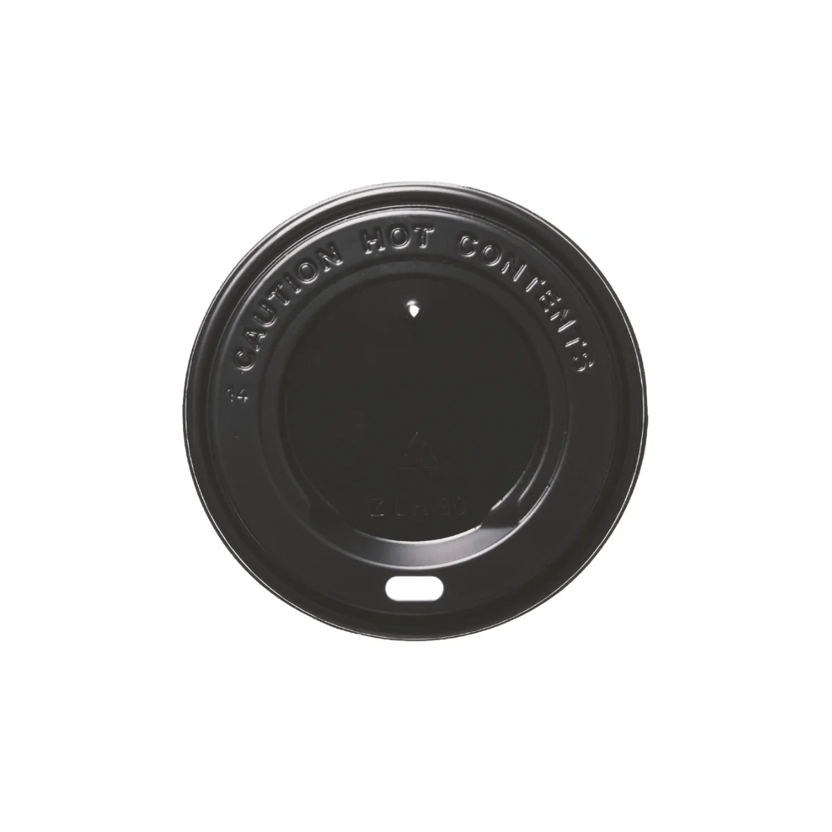 Becherdeckel To-Go Ø 90mm PS | Schwarz